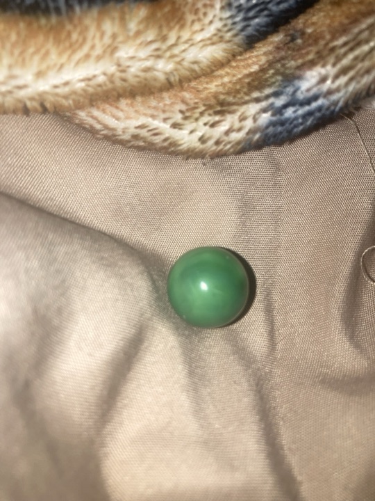 Green Opaque Shooter by Vitro Agate, identification view