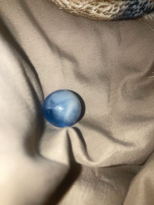 Blue Slag by Akro Agate, identification view