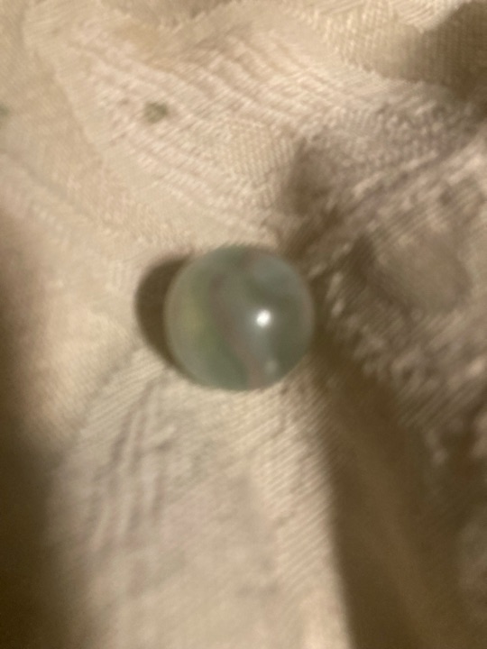 Light Blue Cat's Eye by Vitro Agate Company, identification view