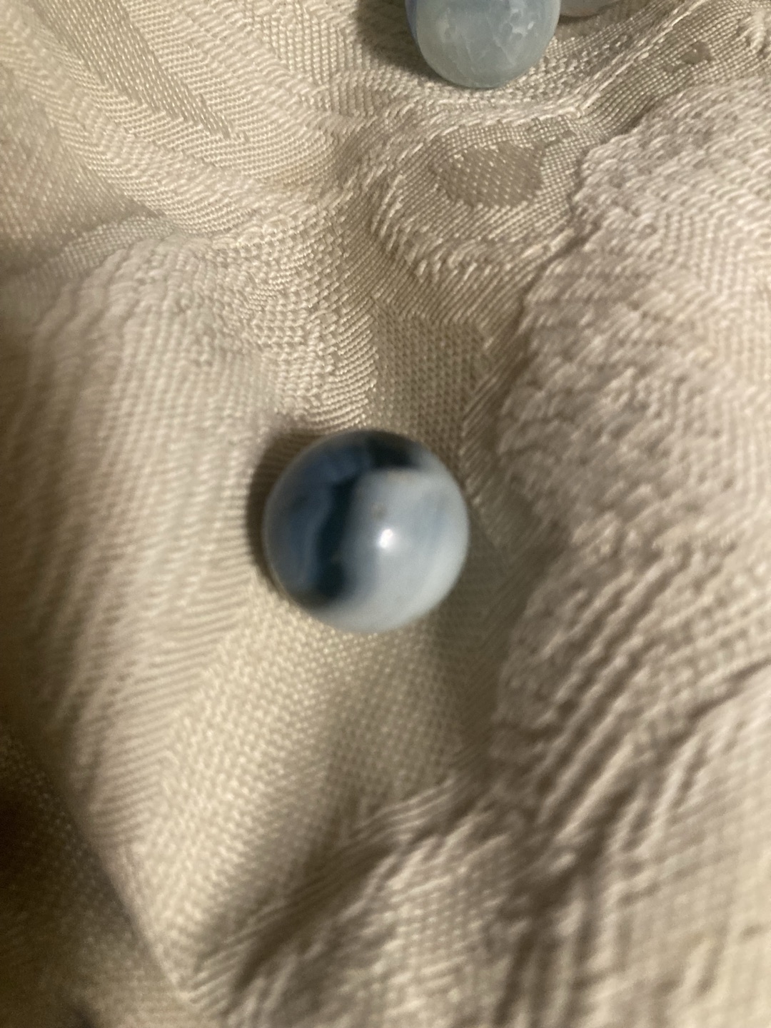 Blue Slag by Akro Agate, identification view