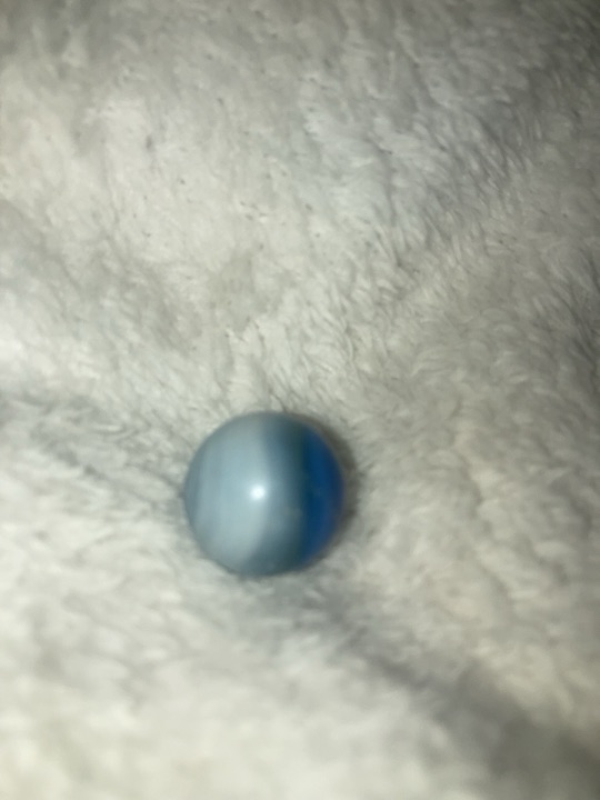 Light Blue Opaque Patch by Vitro Agate Company, identification view