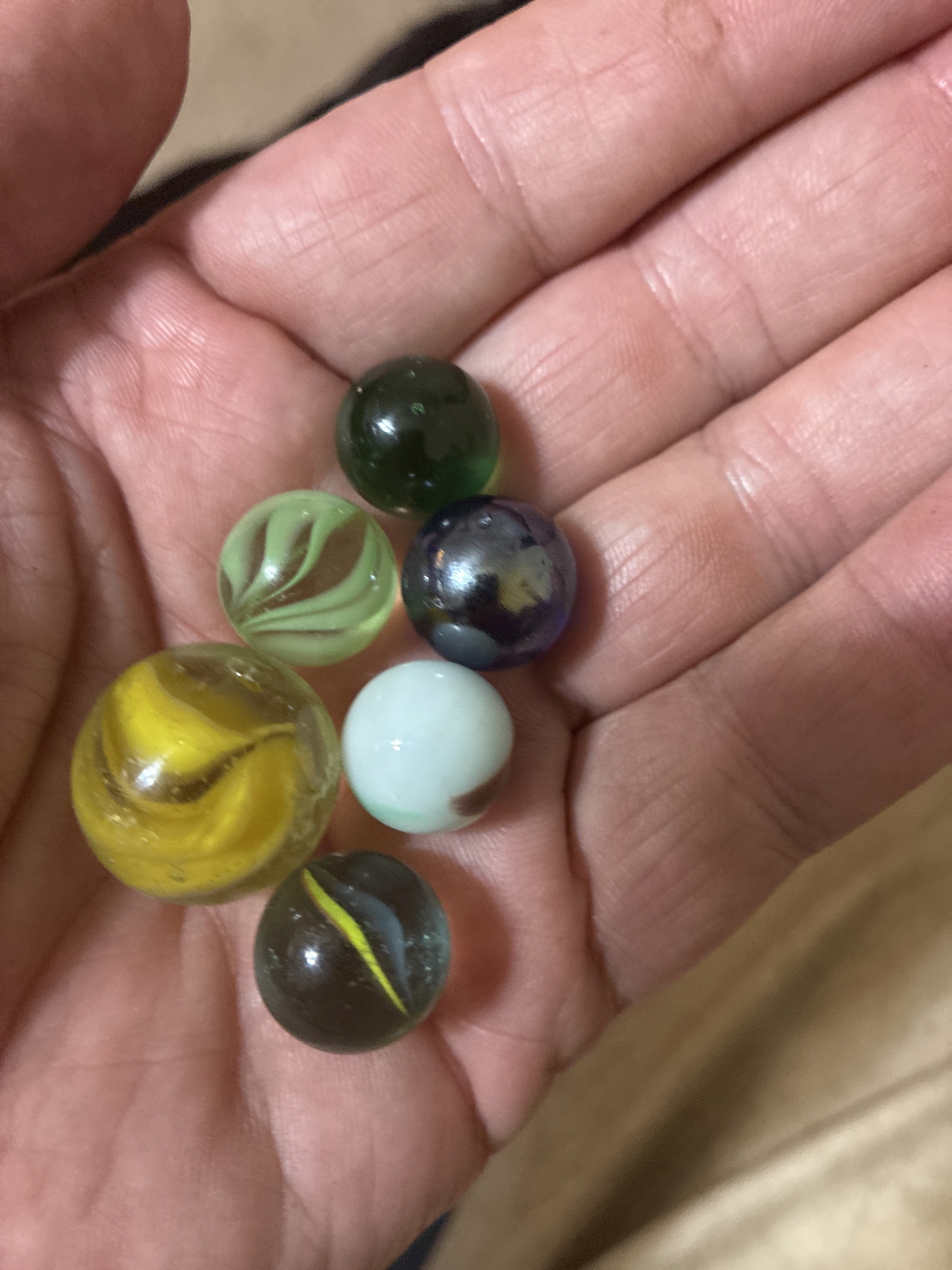 Conqueror (Yellow/White) by Vitro Agate Company