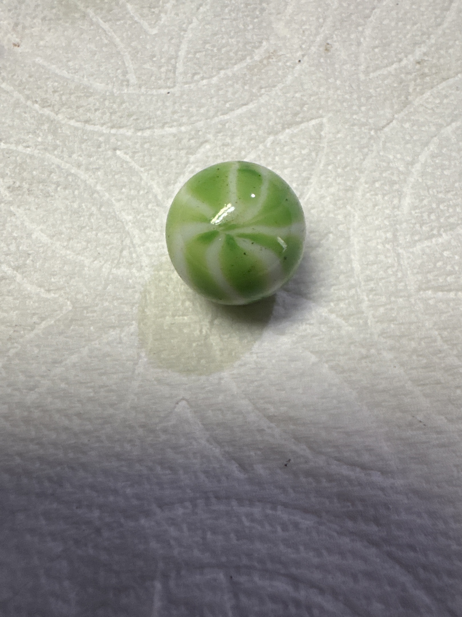 Green Pinwheel by Vitro Agate Company, identification view