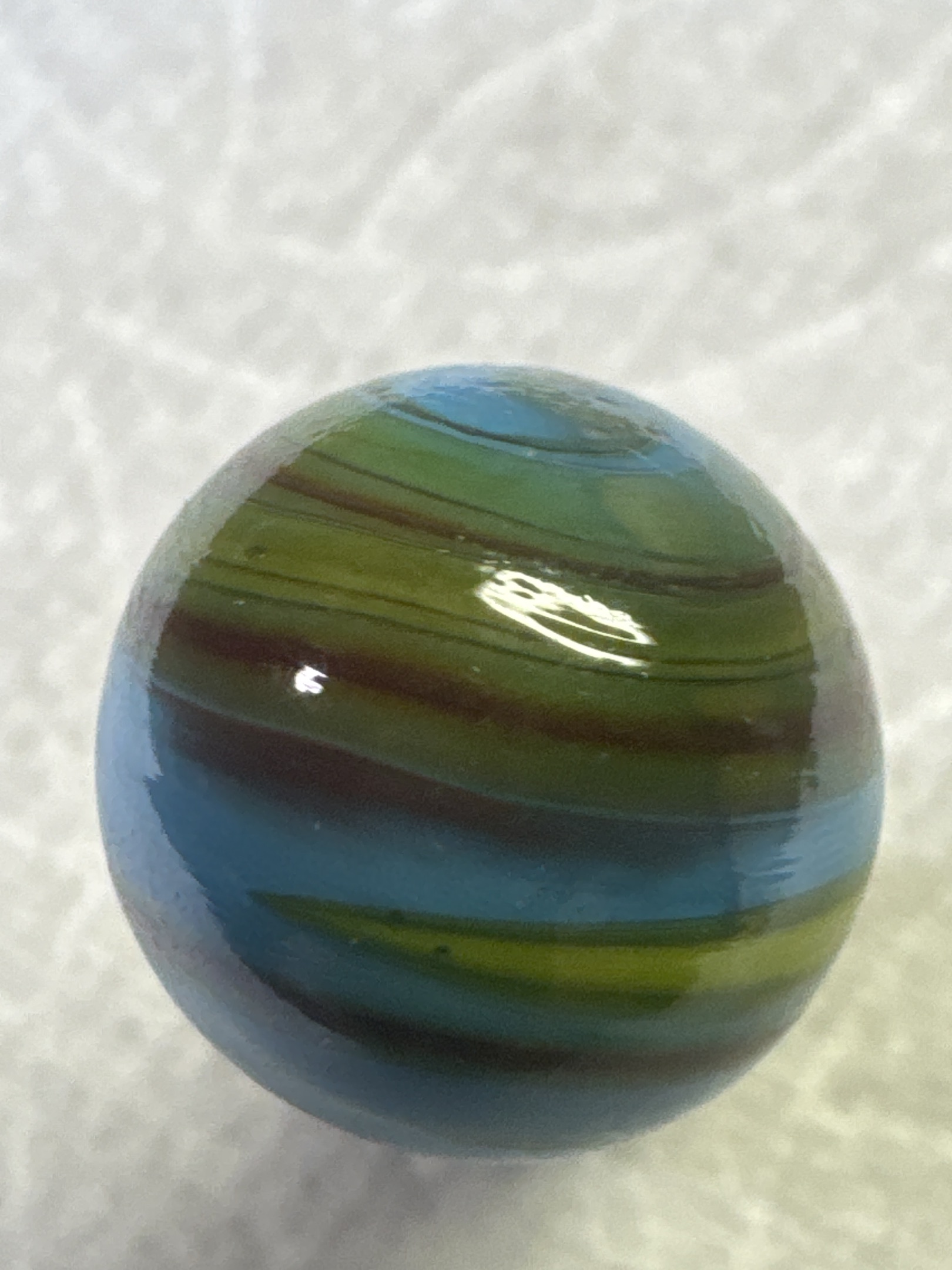 Blue Onyx Swirl by Alley Agate, identification view