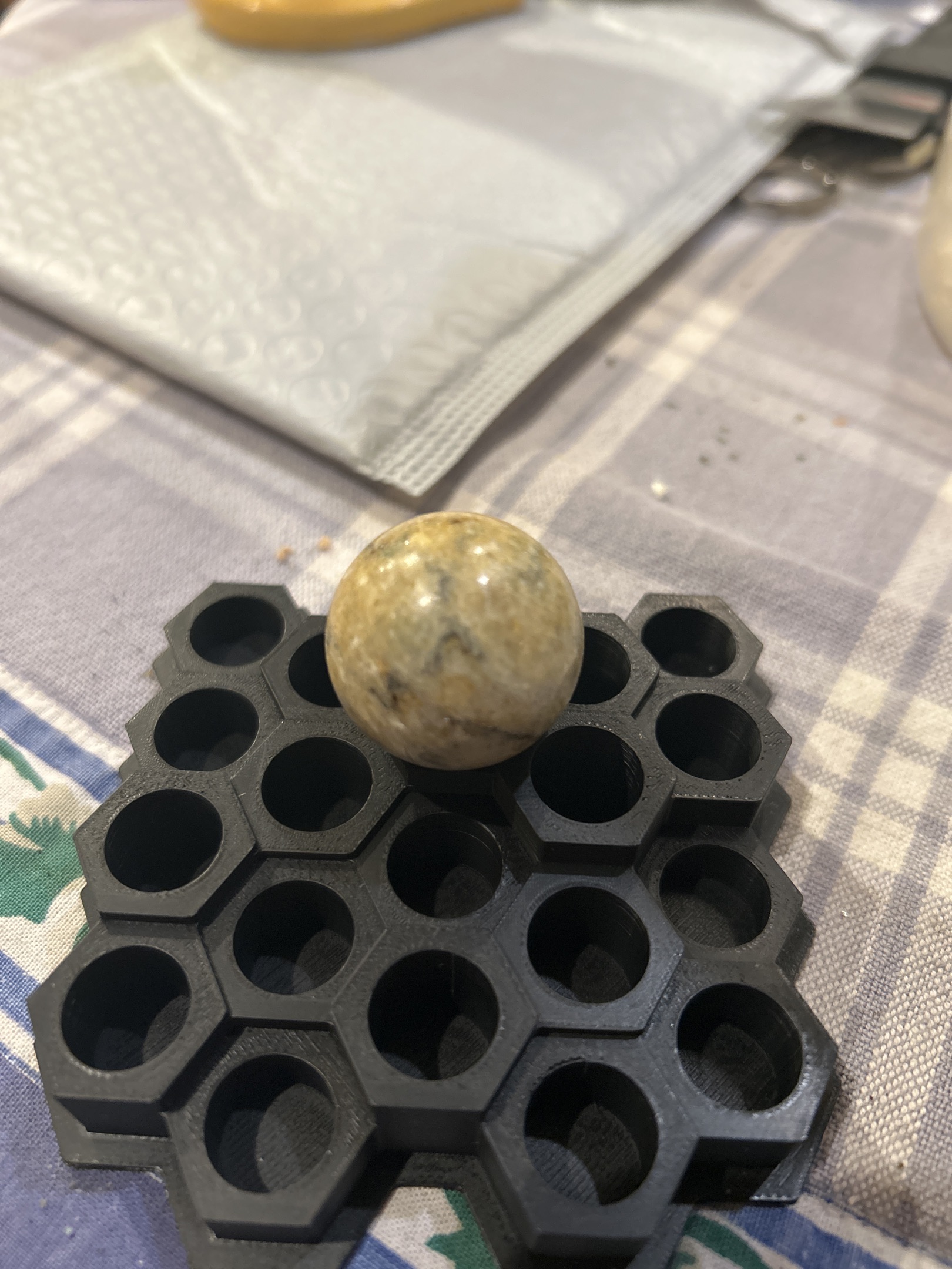 Yellow Jasper by Unknown (Hand-ground)