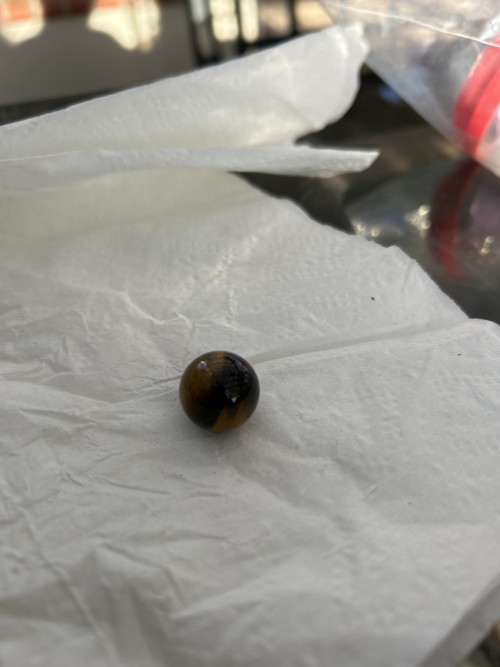 Golden Tiger's Eye by Generic Lapidary, identification view