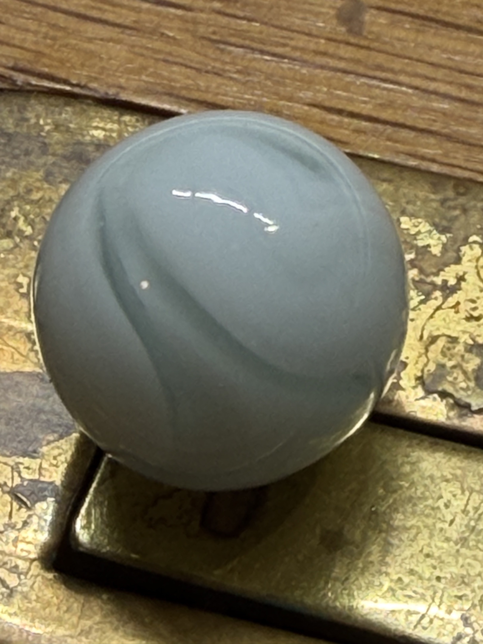 Slate Blue Prize Name by Akro Agate