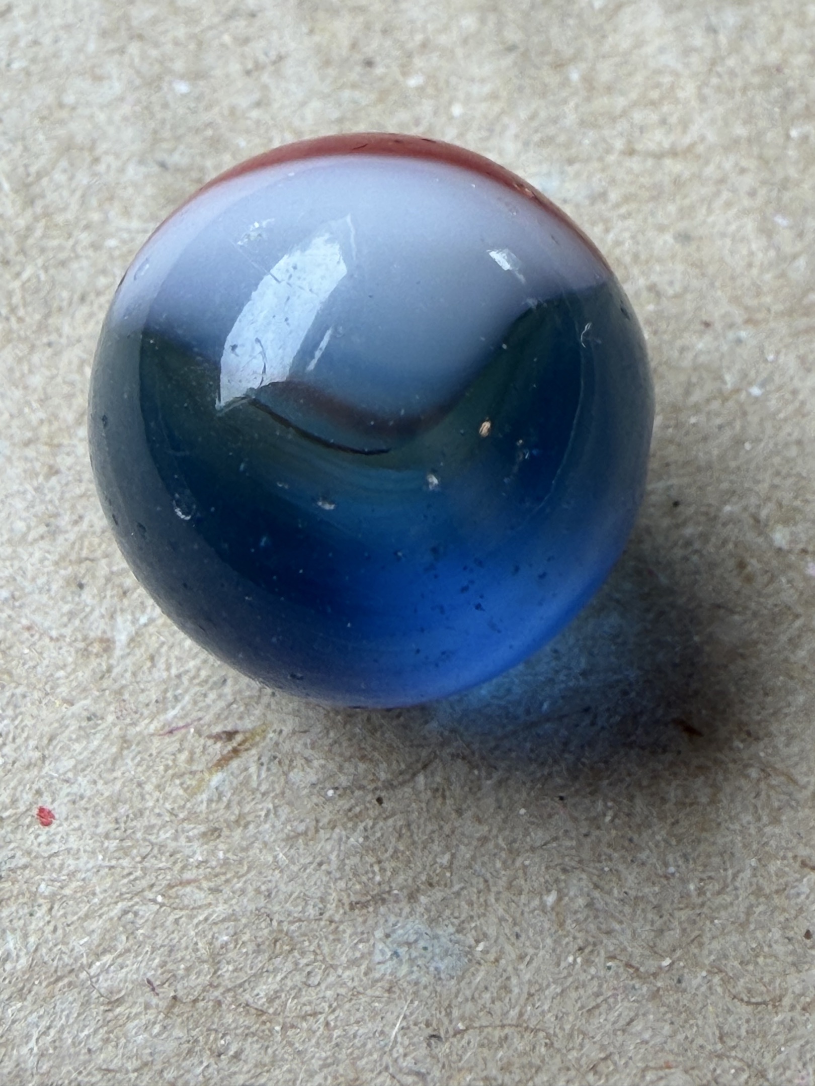Red, White, and Blue (Liberty / Patriot style) by Peltier Glass Company