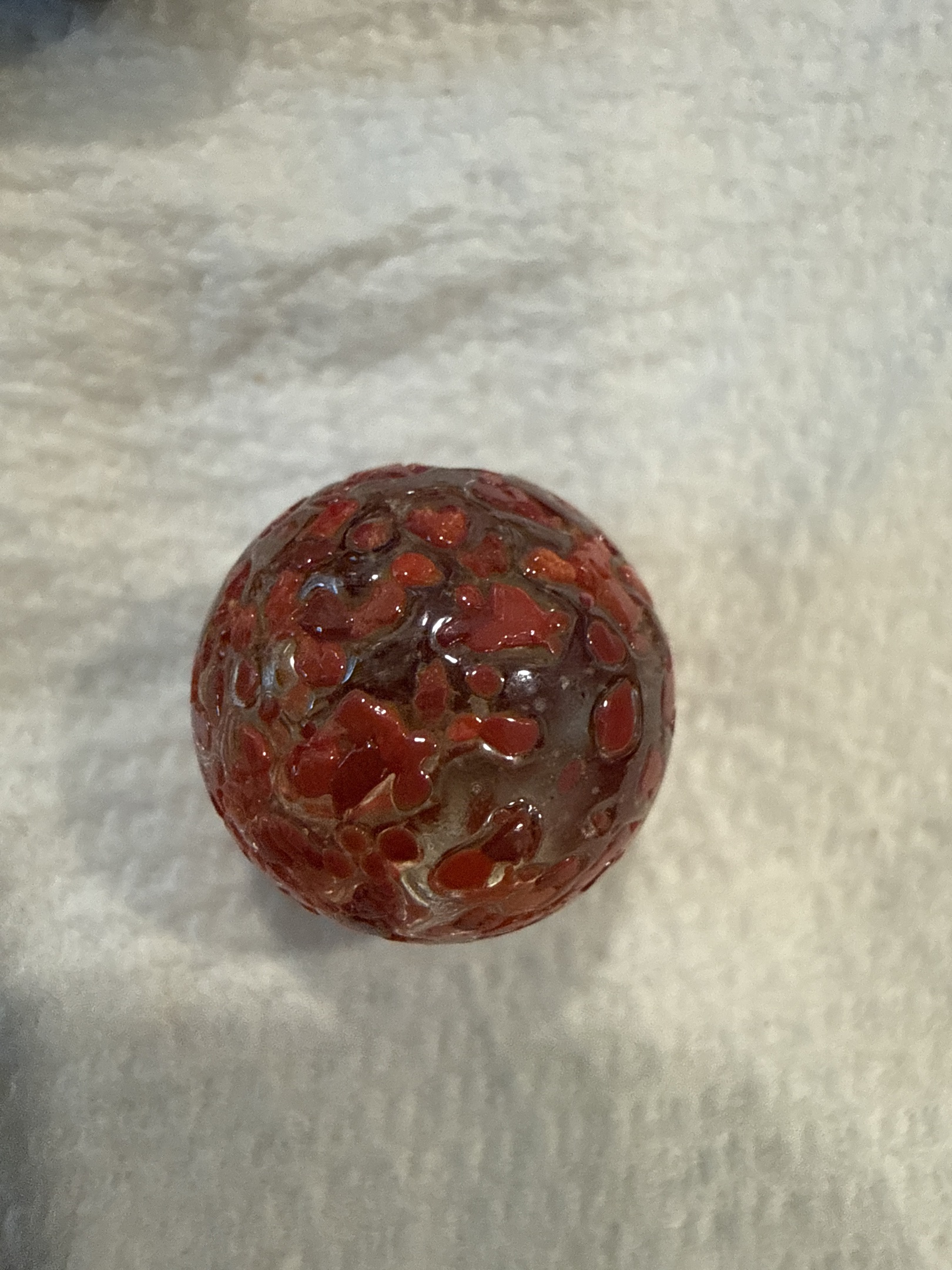 Red Dragon / Lava Frit by Vacor de Mexico, identification view