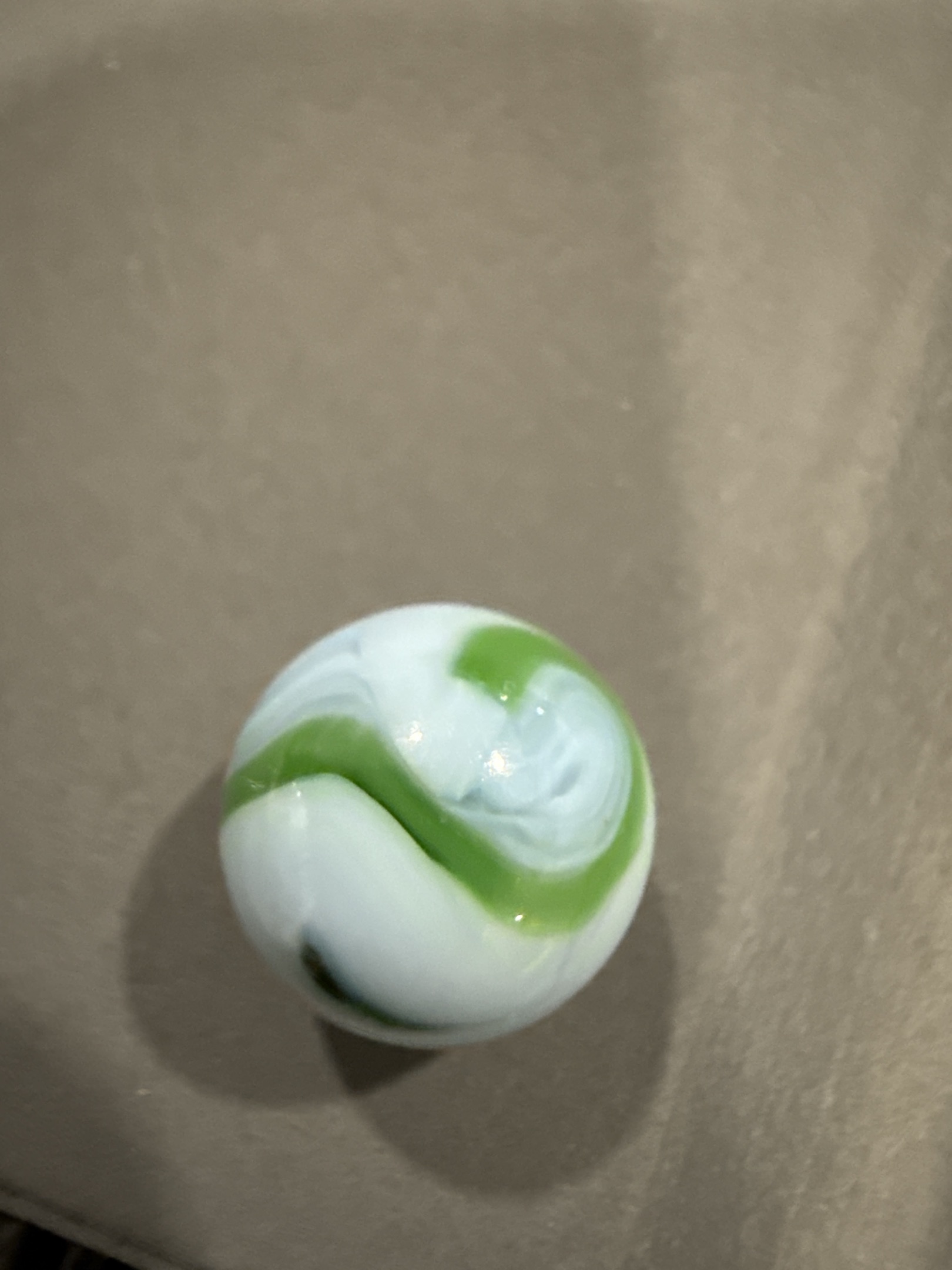 Green Tiger Eye - White Tiger by Vitro Agate Company, identification view