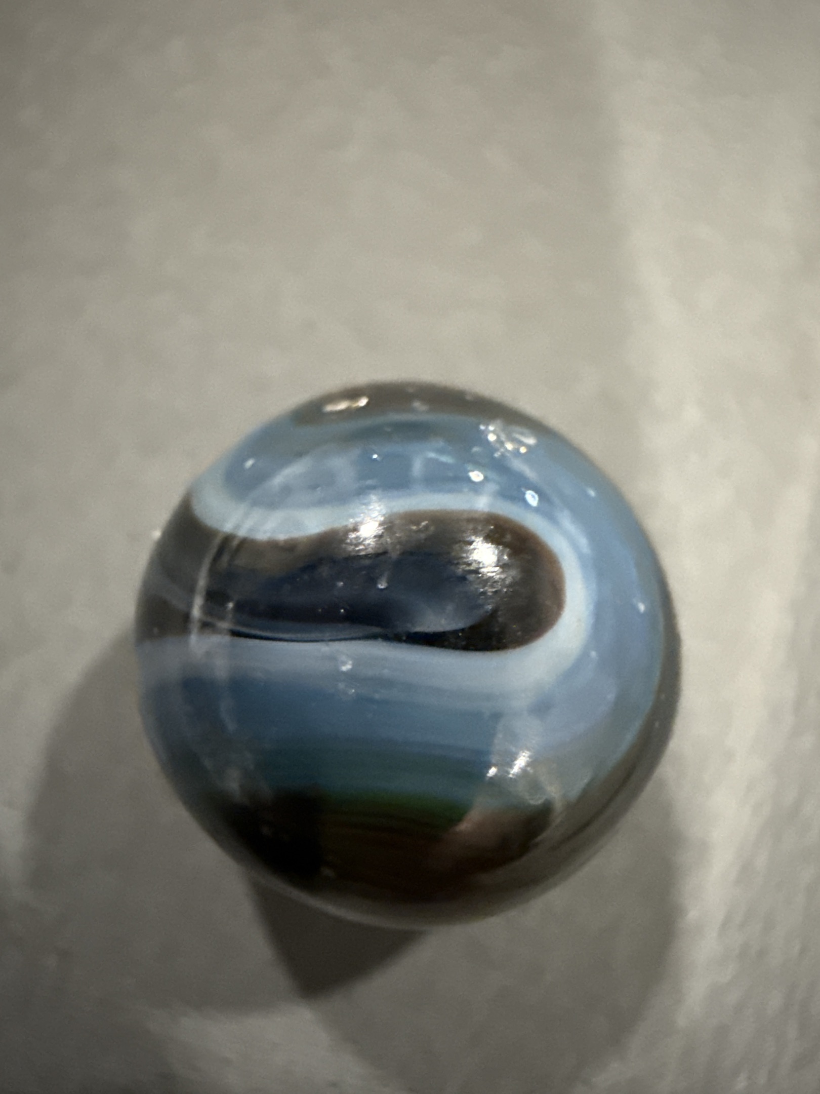 Blue Oxblood by Akro Agate