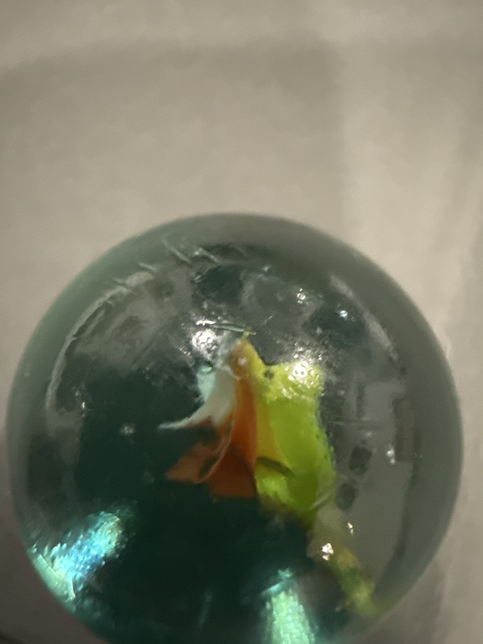 Tri-Color Cat's Eye Shooter by Vitro Agate