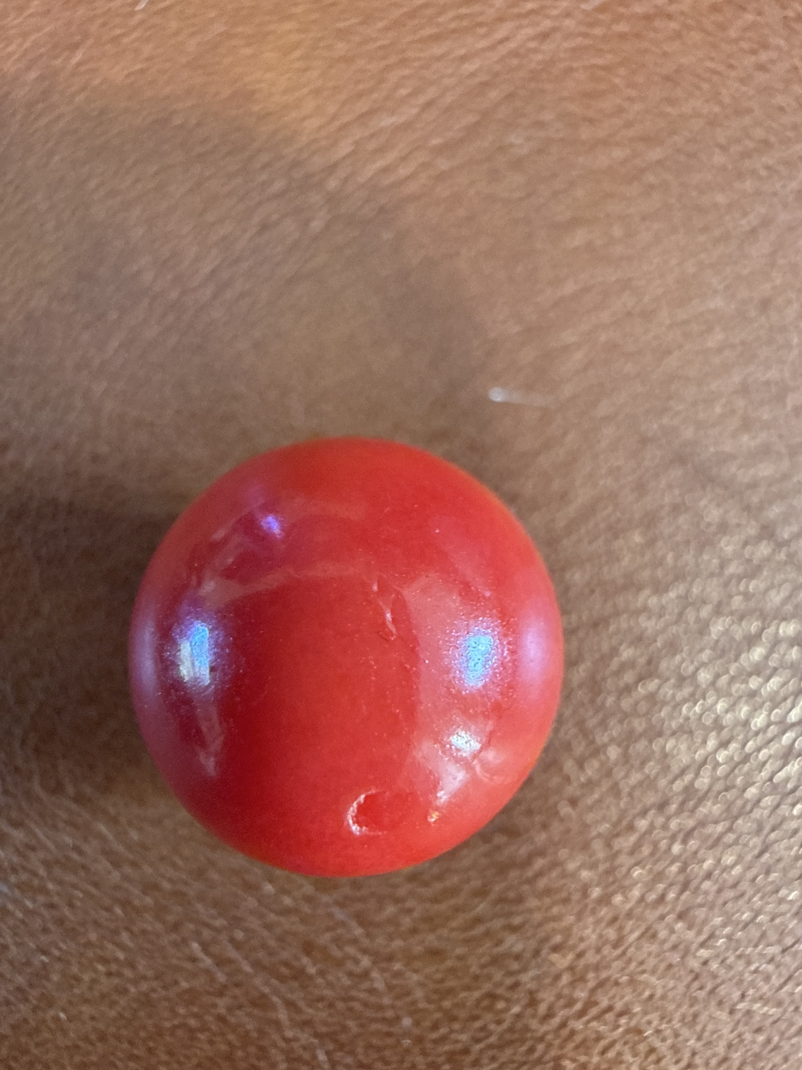 Bloody Red - Solid Opaque Redie by Vitro Agate, identification view