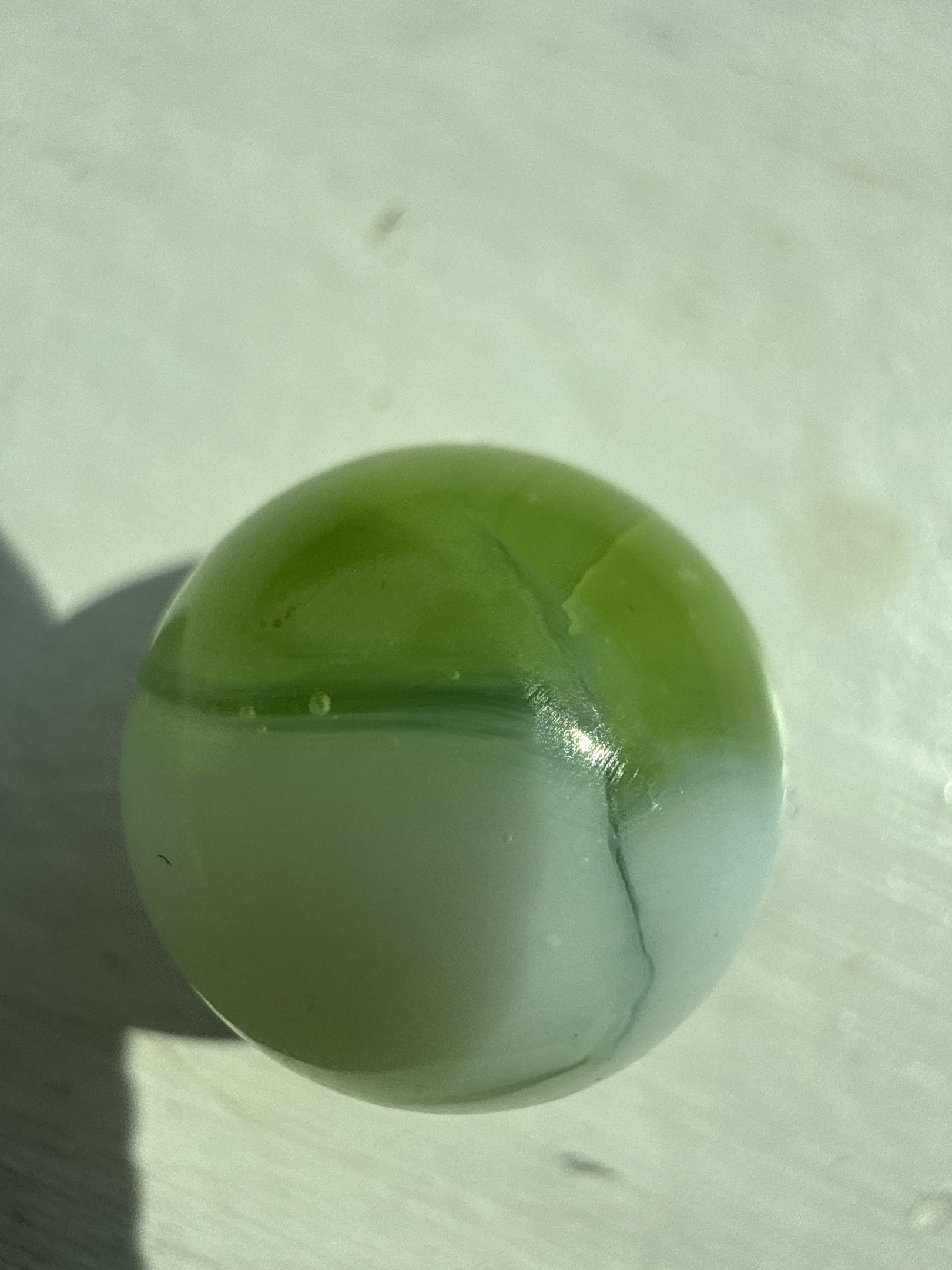 Green Parrot Patch by Vitro Agate, identification view