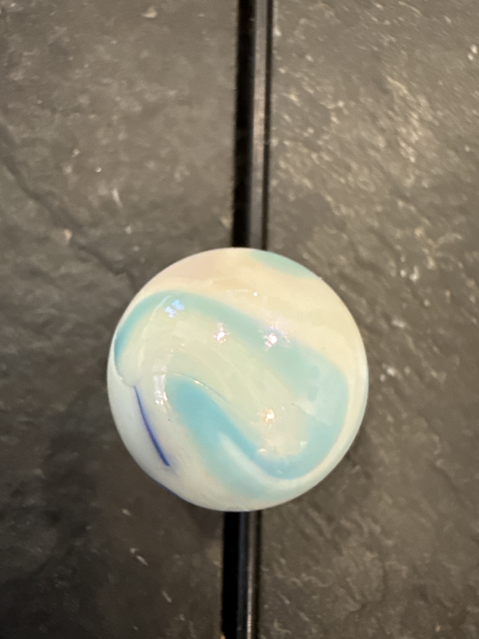 White Tiger - Light Blue by Vitro Agate