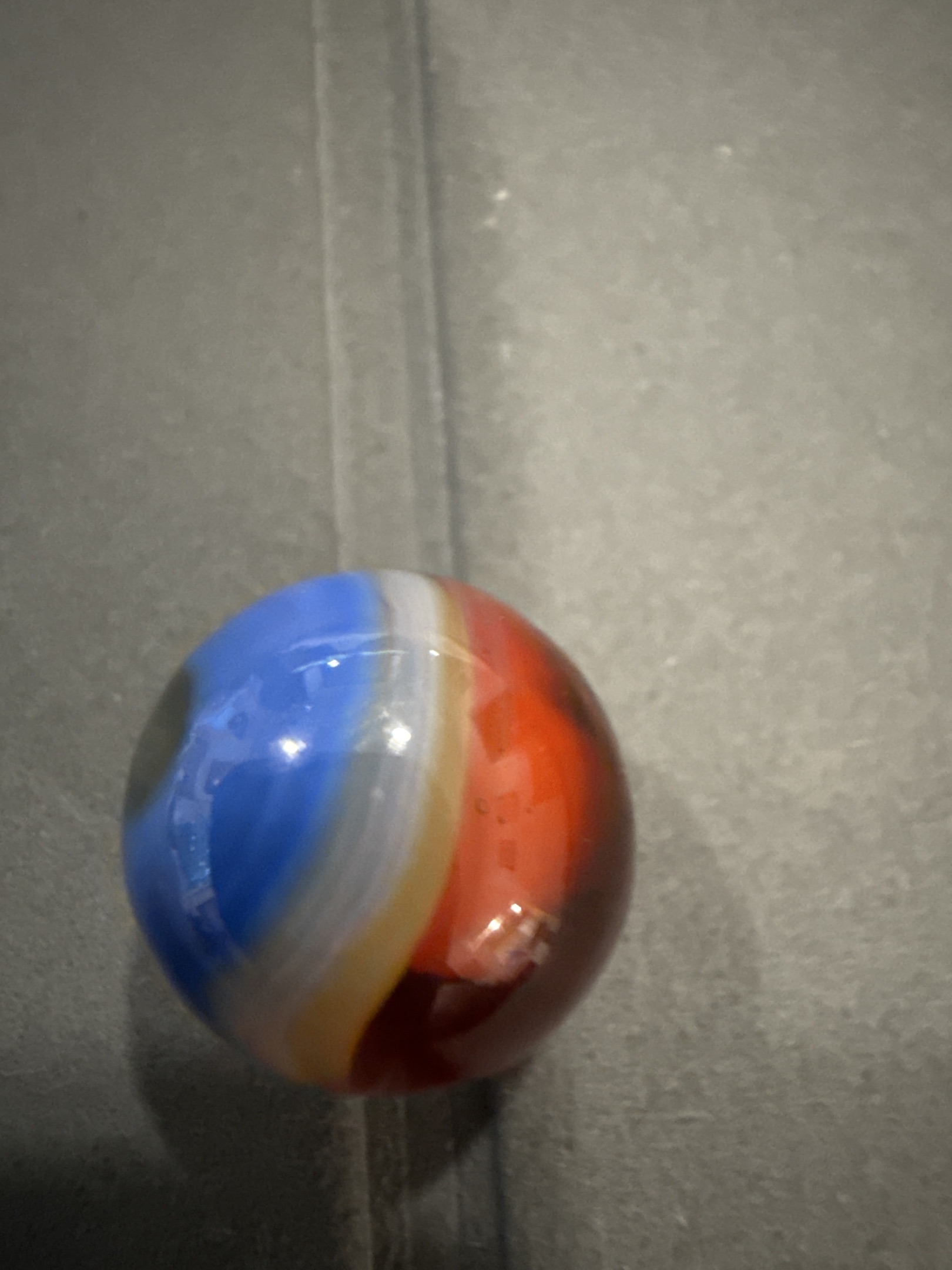 Superman Special - Red, White and Blue Special by Akro Agate, identification view