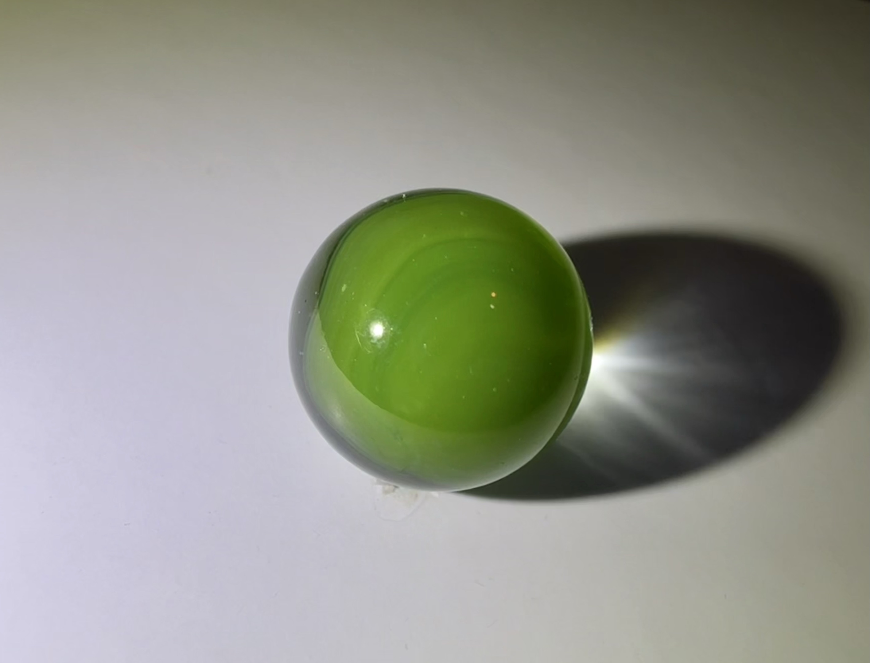 Single-Vane Green by Marble King, identification view