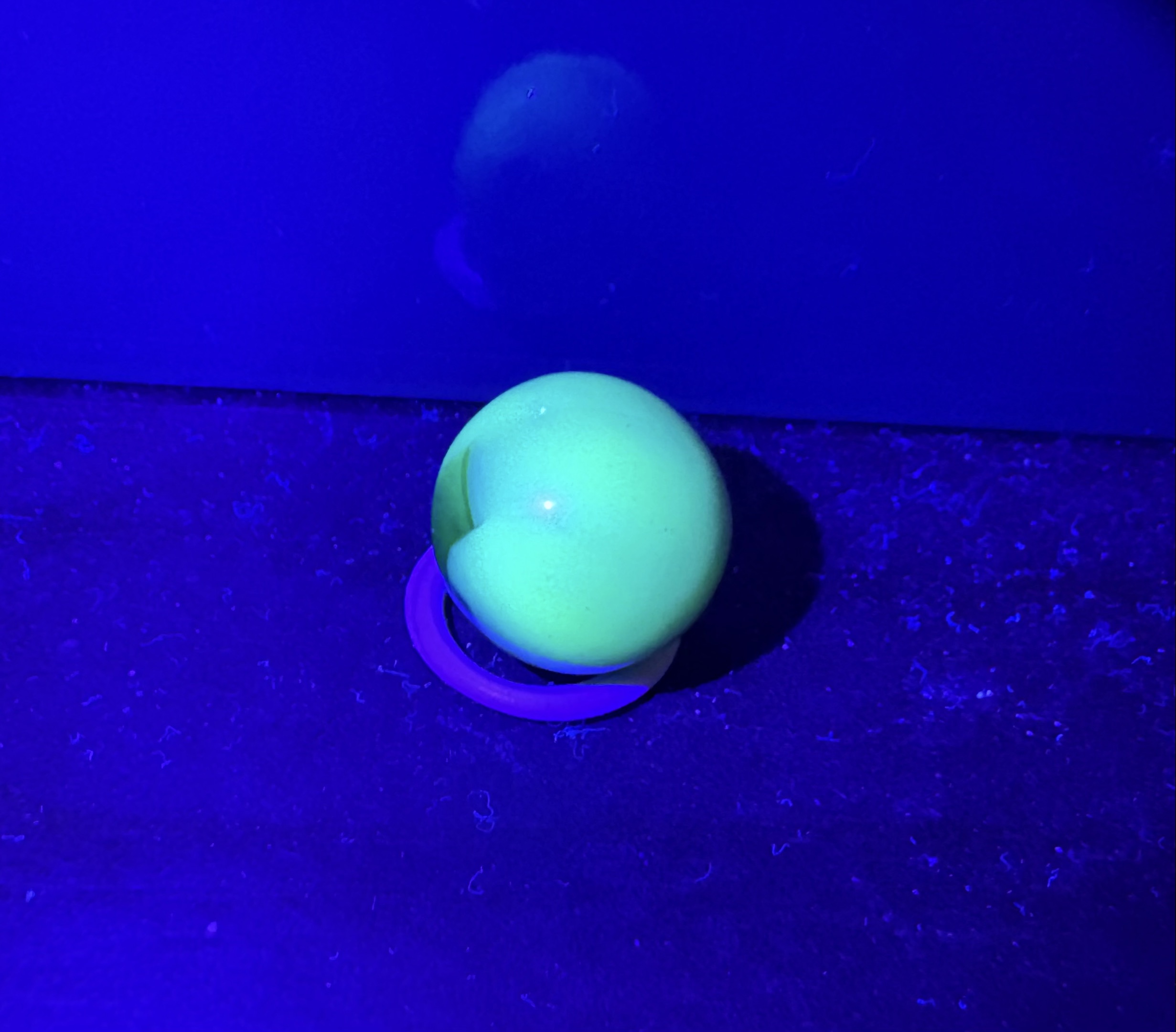 Uranium Pink & Green Patch by Akro Agate Company