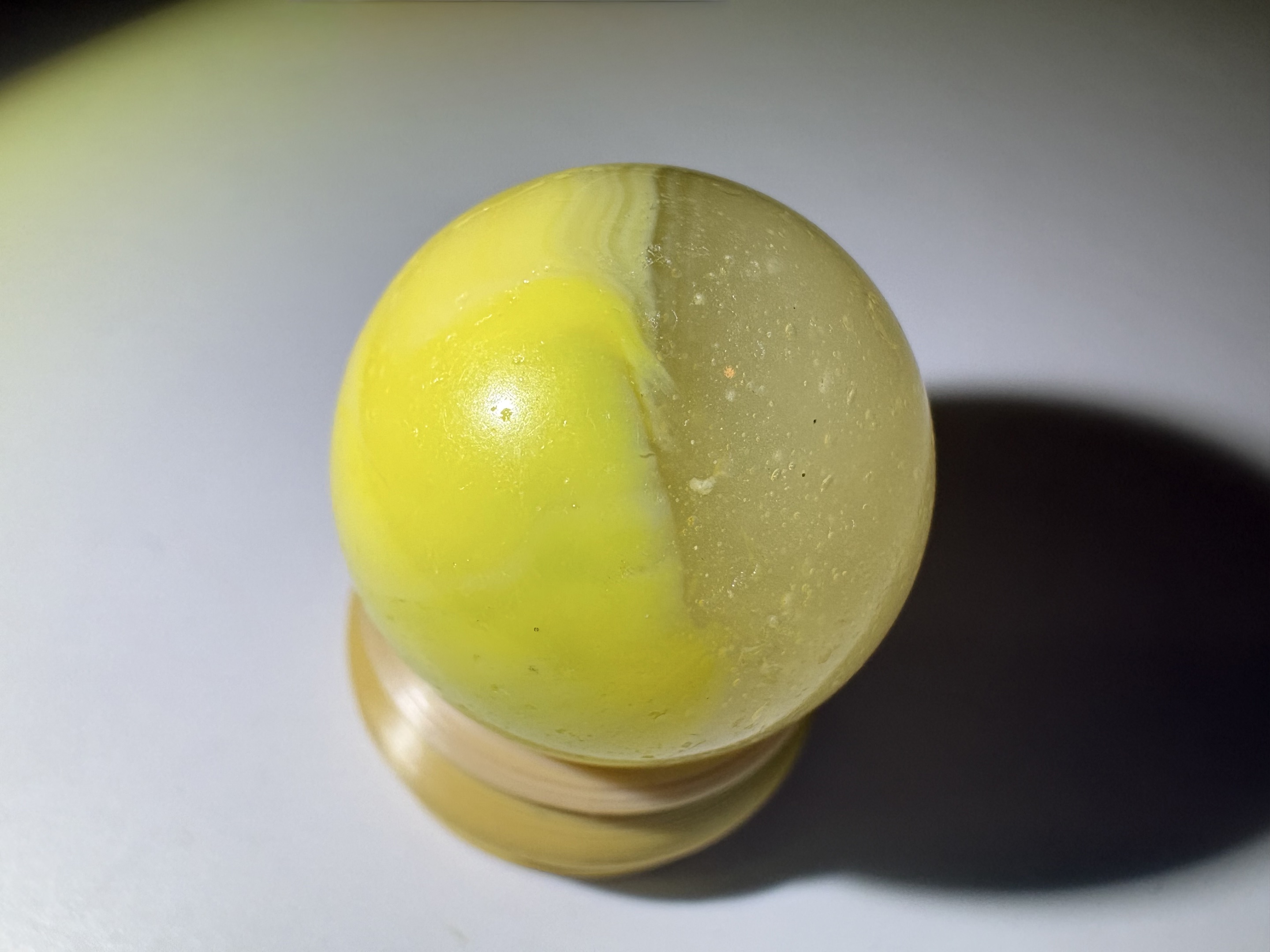 Yellow Moss Agate by Master Marble Company, identification view
