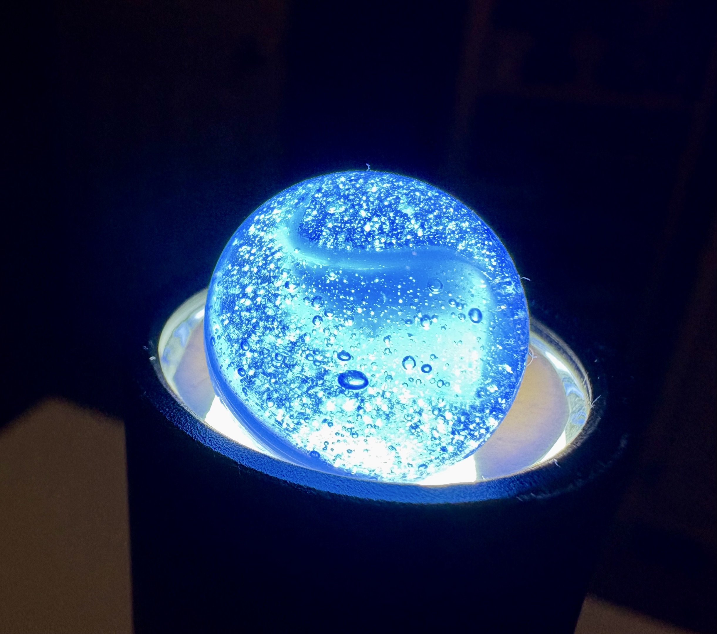 Peltier Blue Rainbo by Peltier Glass Company, identification view