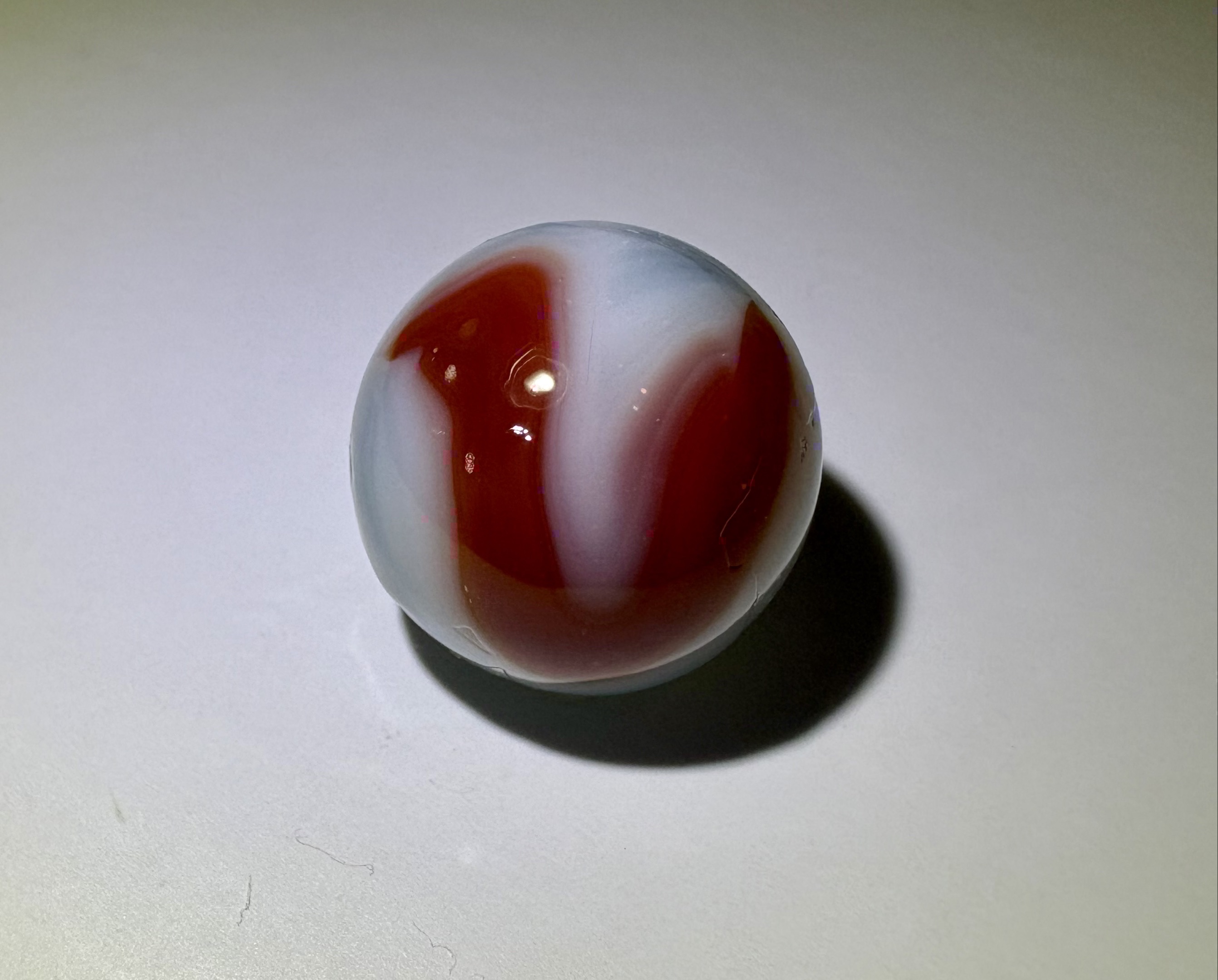 Prize Name Swirl by Akro Agate Company, identification view