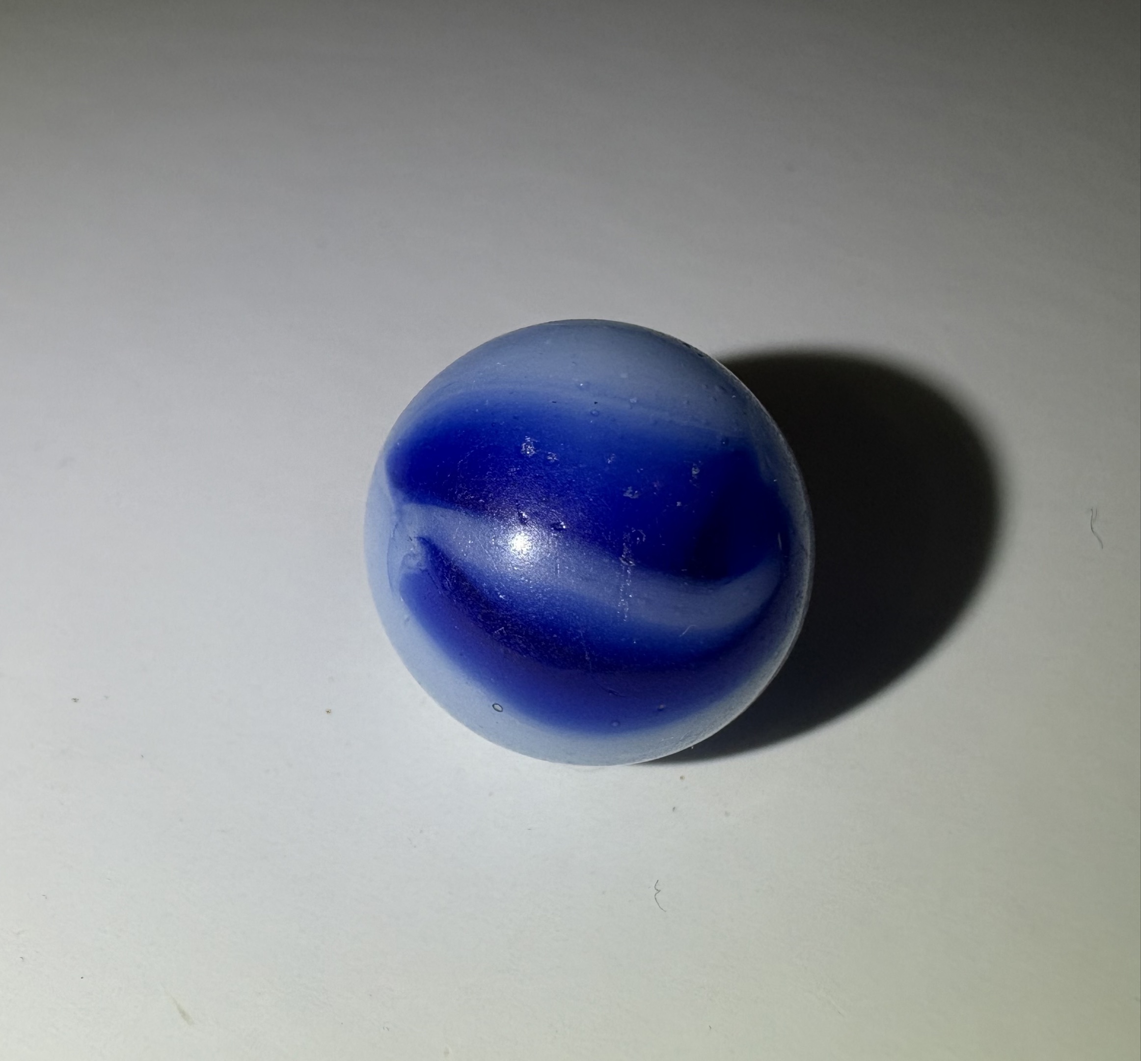 Peltier Blue Rainbo by Peltier Glass Company, identification view