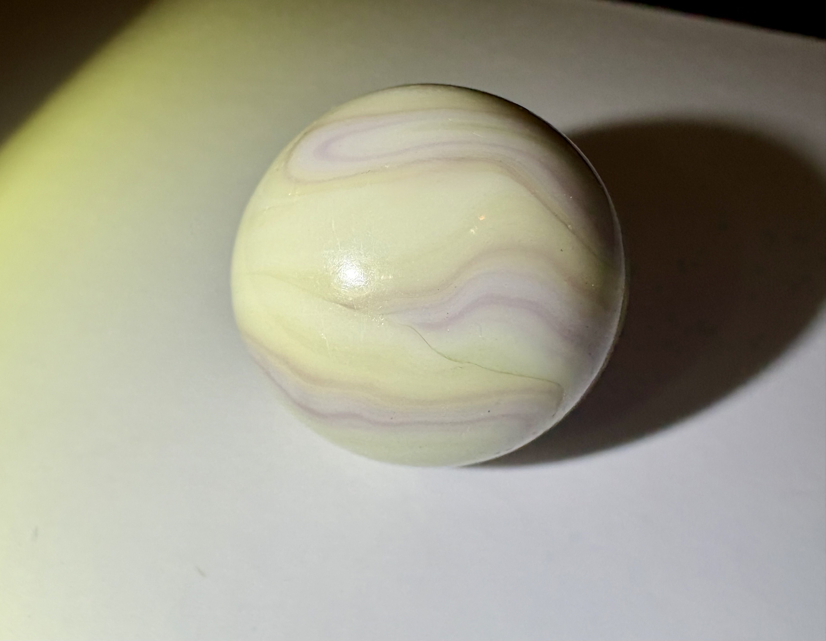 Lavender Swirl by Alley Agate, identification view
