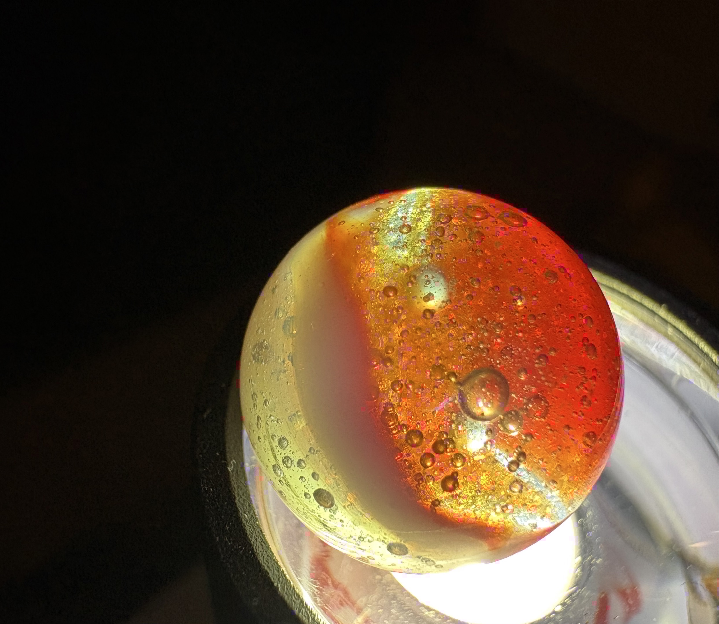 Peltier Rainbo by Peltier Glass Company, identification view