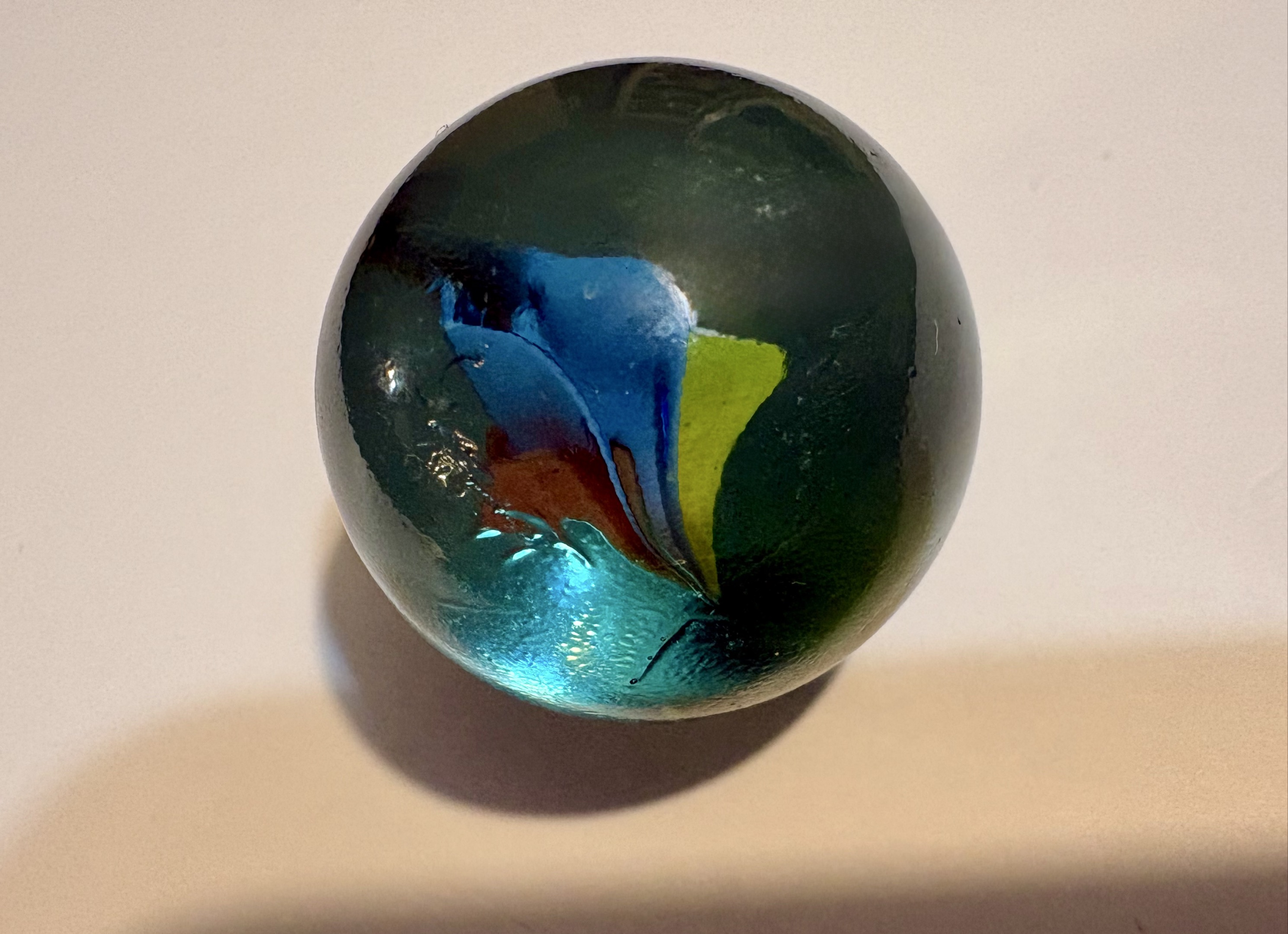 Japanese 5-Vein Cat's Eye Shooter by Japanese (Matsuno/General Export), identification view