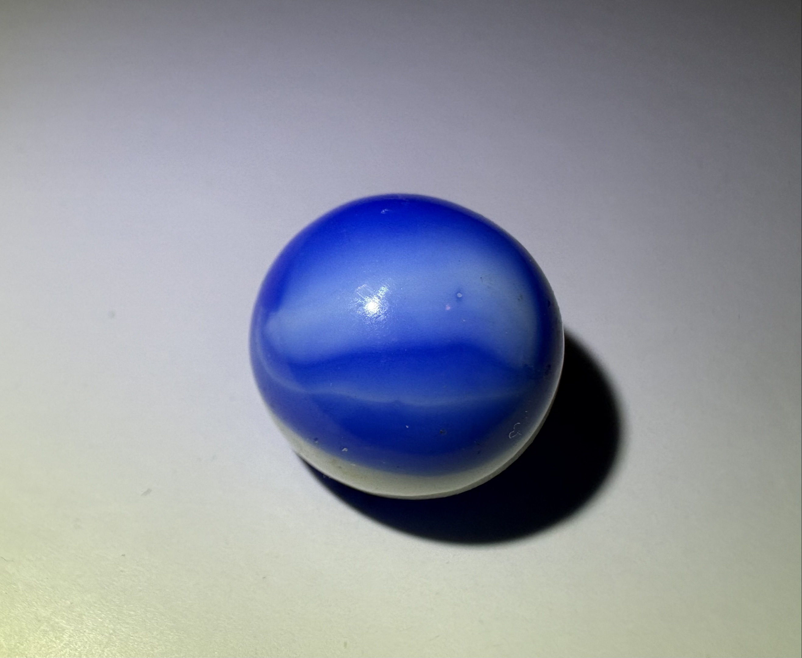 Blue Patch by Marble King, identification view