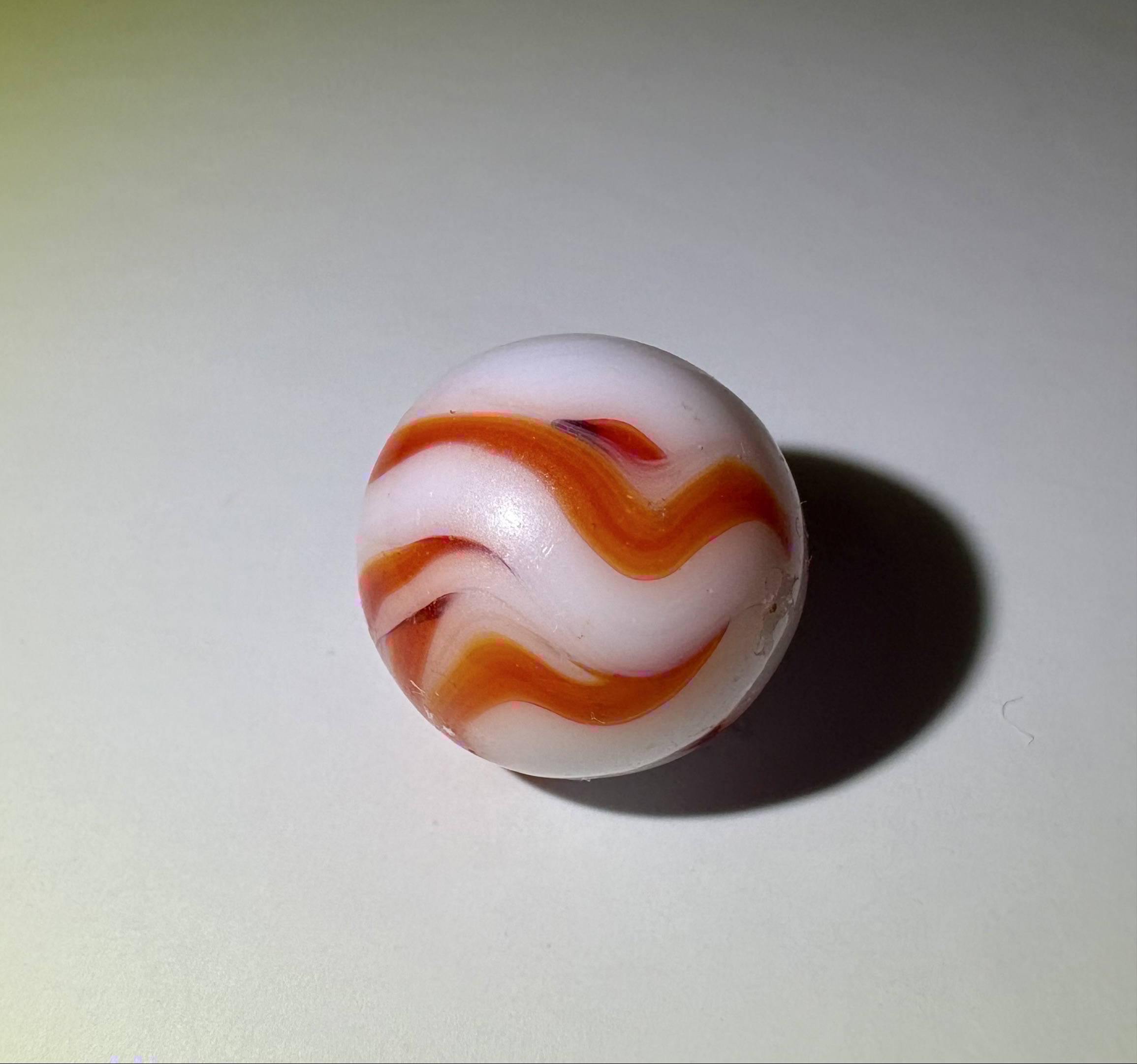 Orange Swirl by Alley Agate, identification view