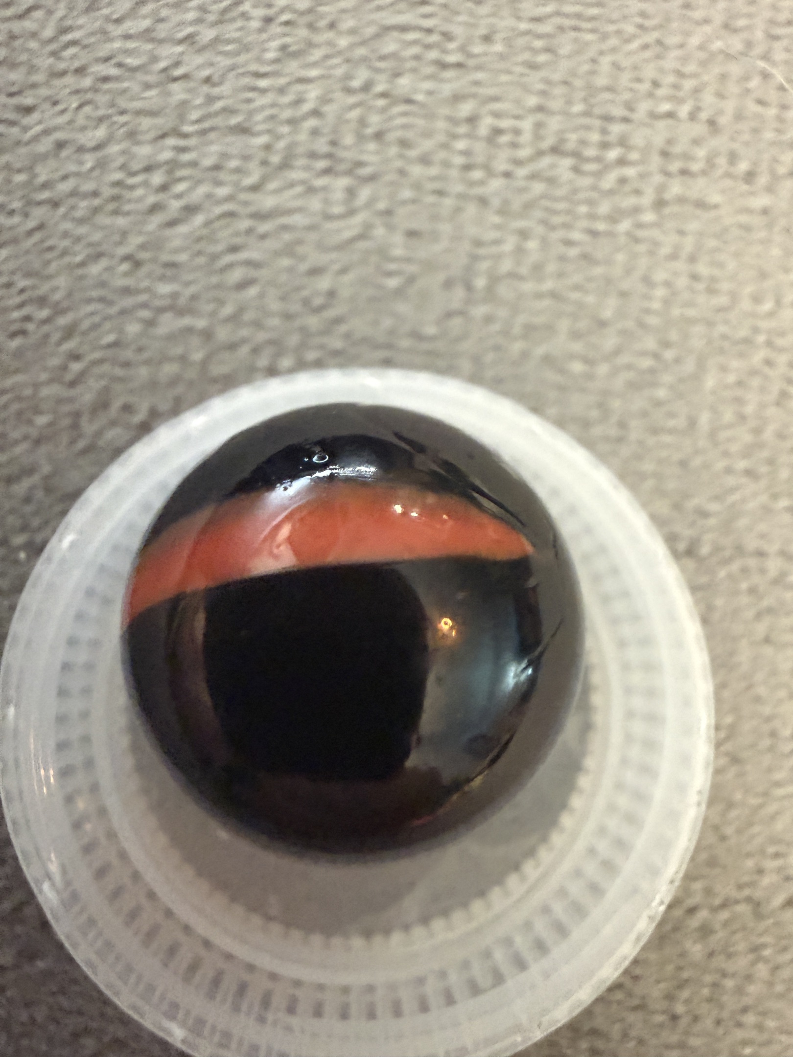 Blackie with Red Band by Vitro Agate