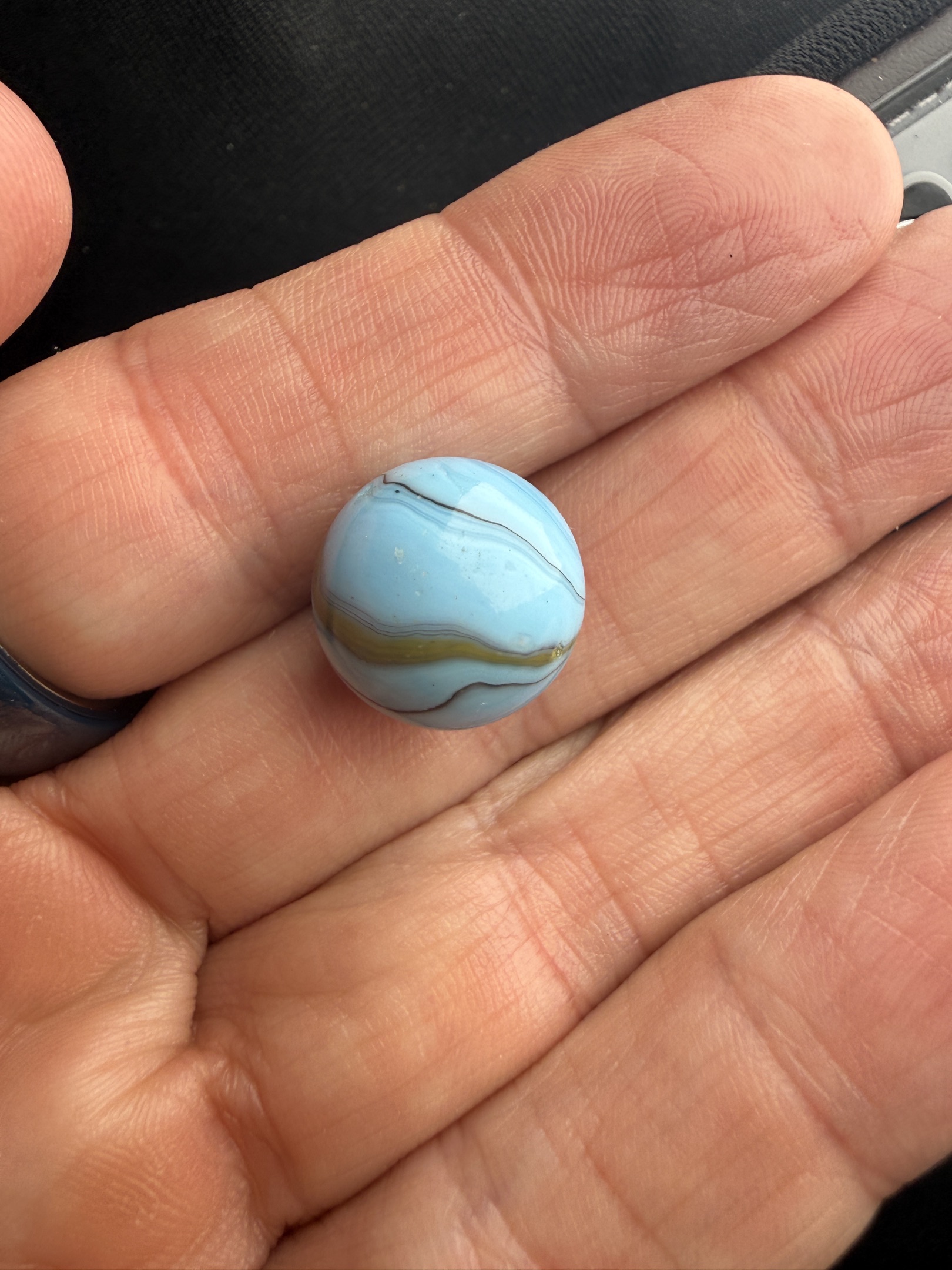 Blue Onyx by Akro Agate
