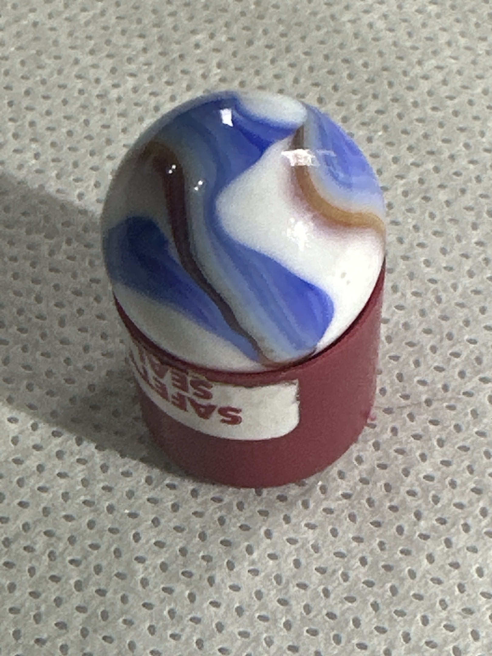 Blue and Brown Swirl by Alley Agate