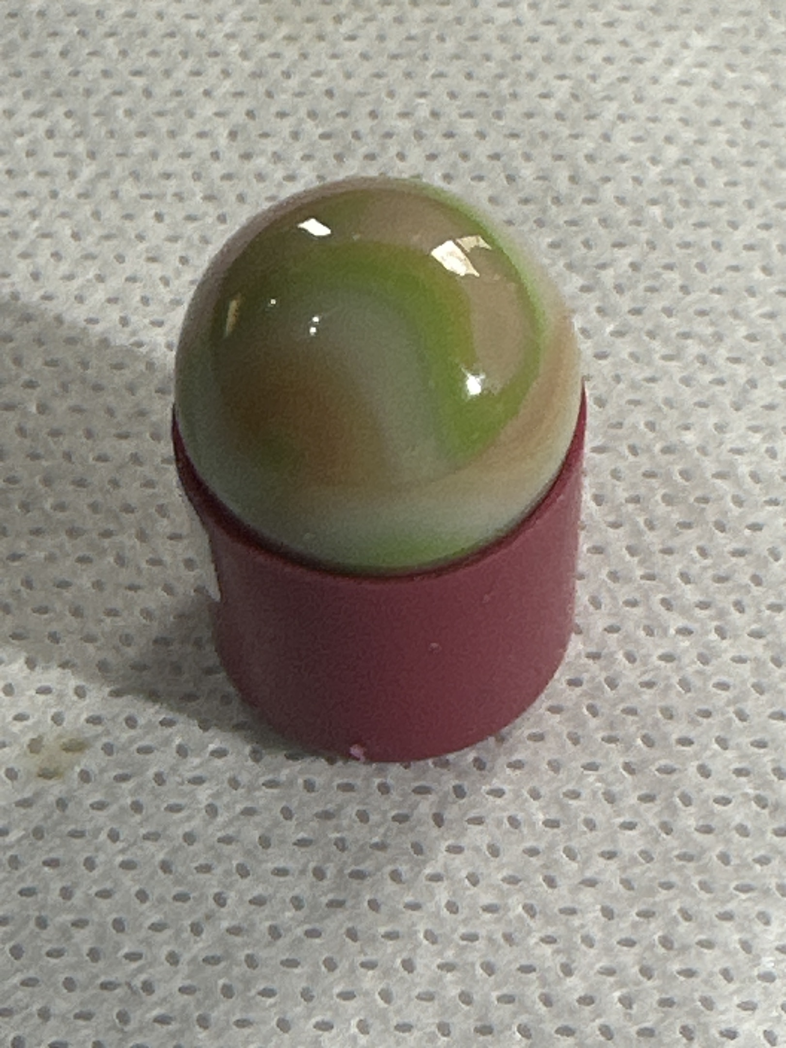Green and Tan Swirl by Alley Agate