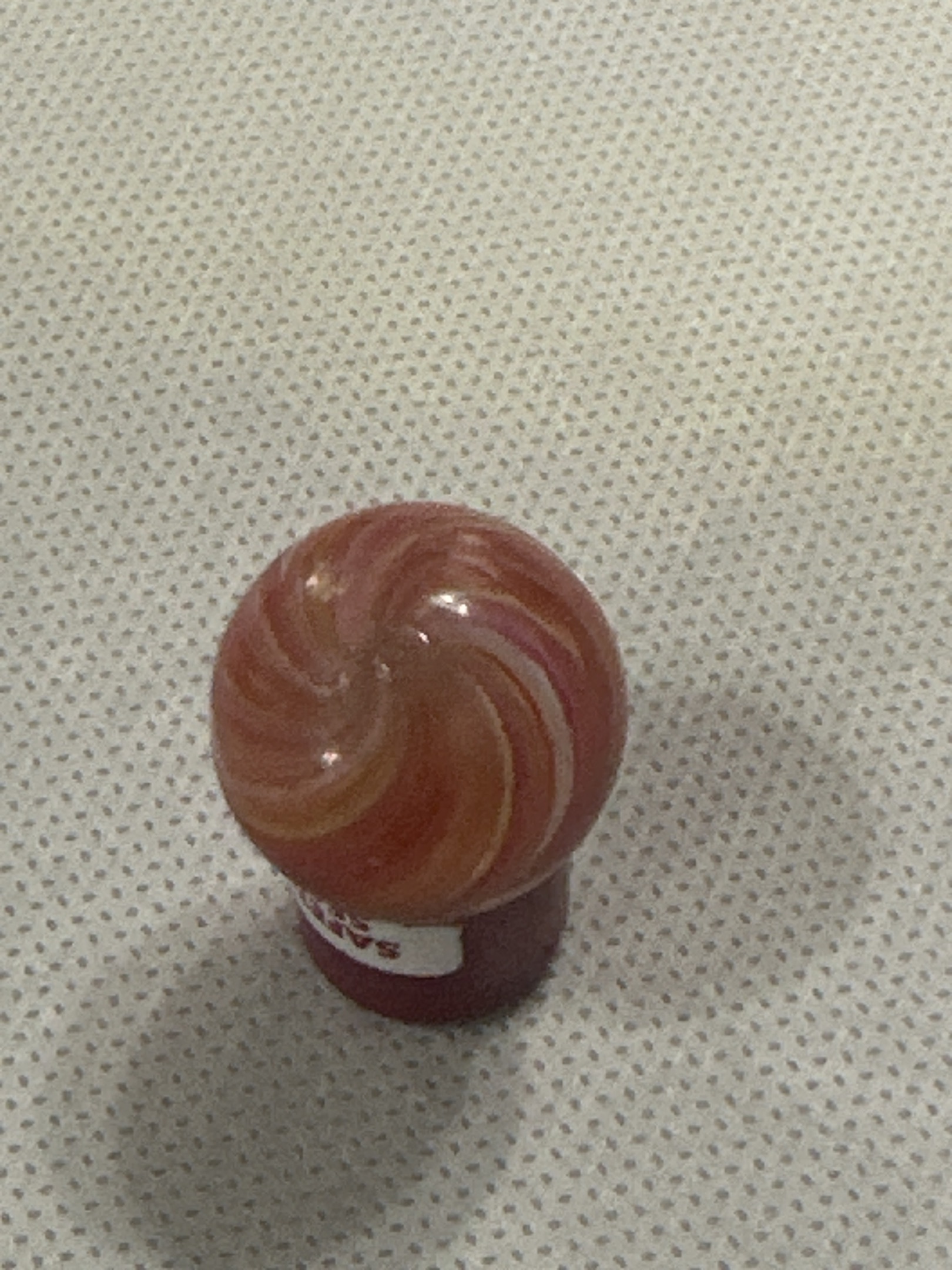 Pink and Orange Onionskin by German Handmade, identification view