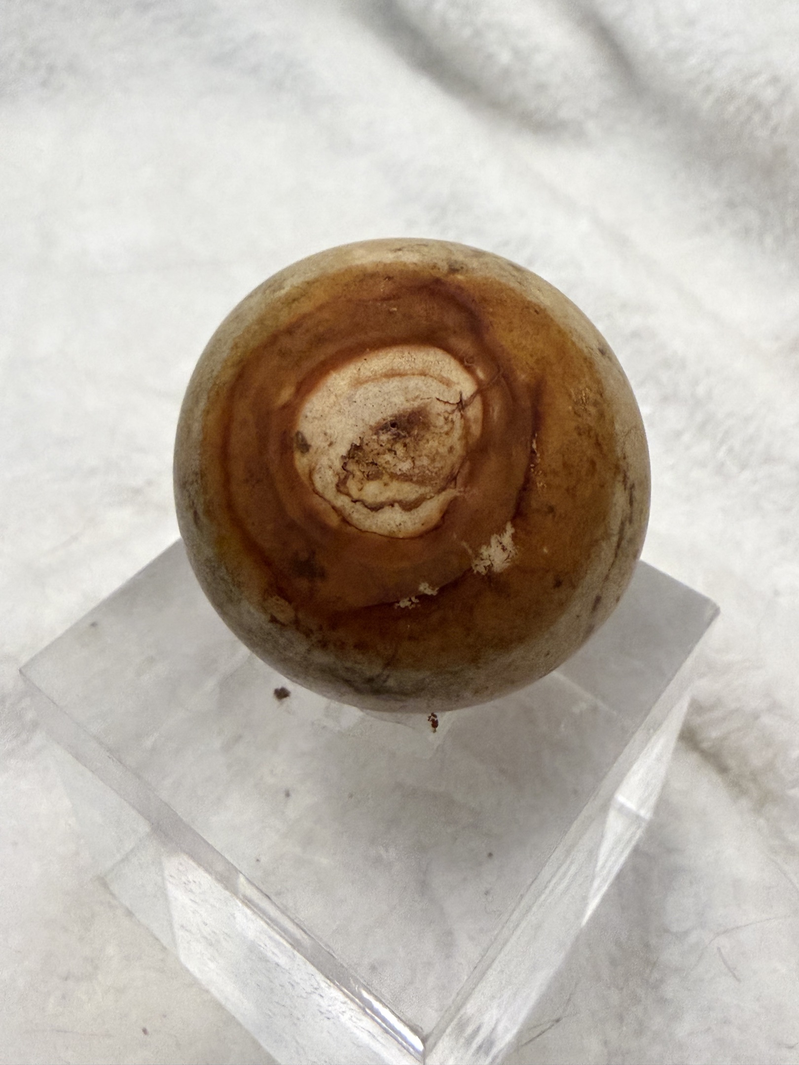 Banded Agate (Bullseye / Eye Agate) by German Hand-Ground (Idar-Oberstein region)