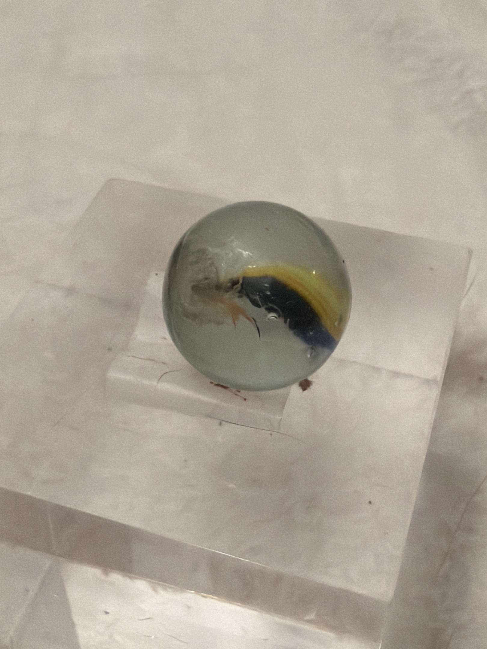 Bananas / Multi-Color Cat's Eye by Peltier Glass Company