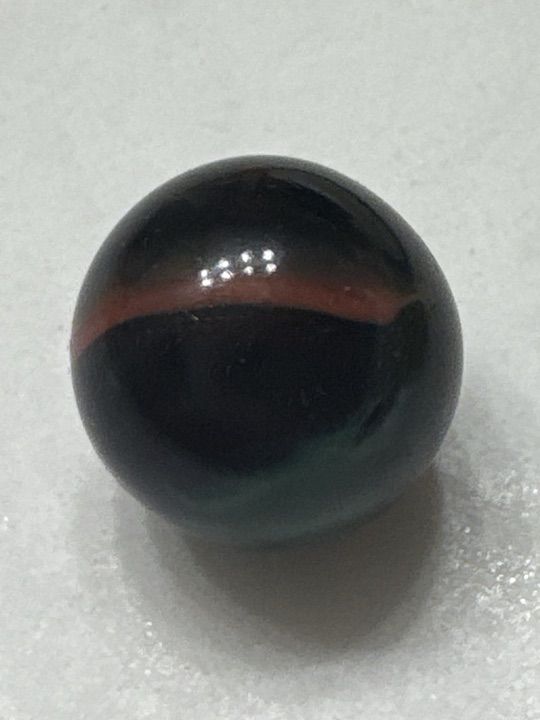 Blackie with Red Band by Vitro Agate