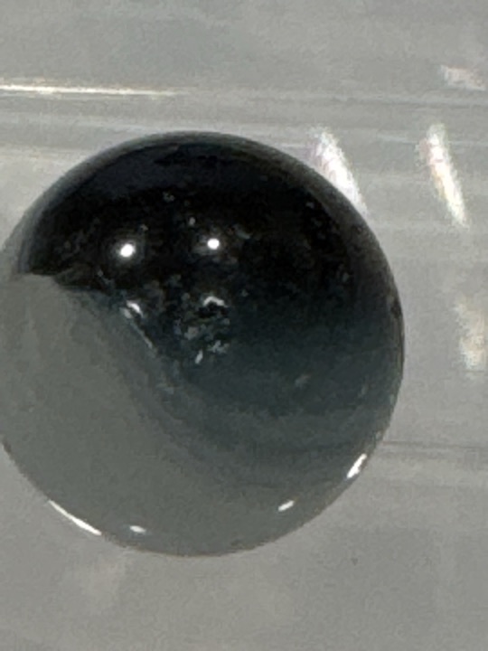 Blackie - Jet Black Opaque by Vitro Agate