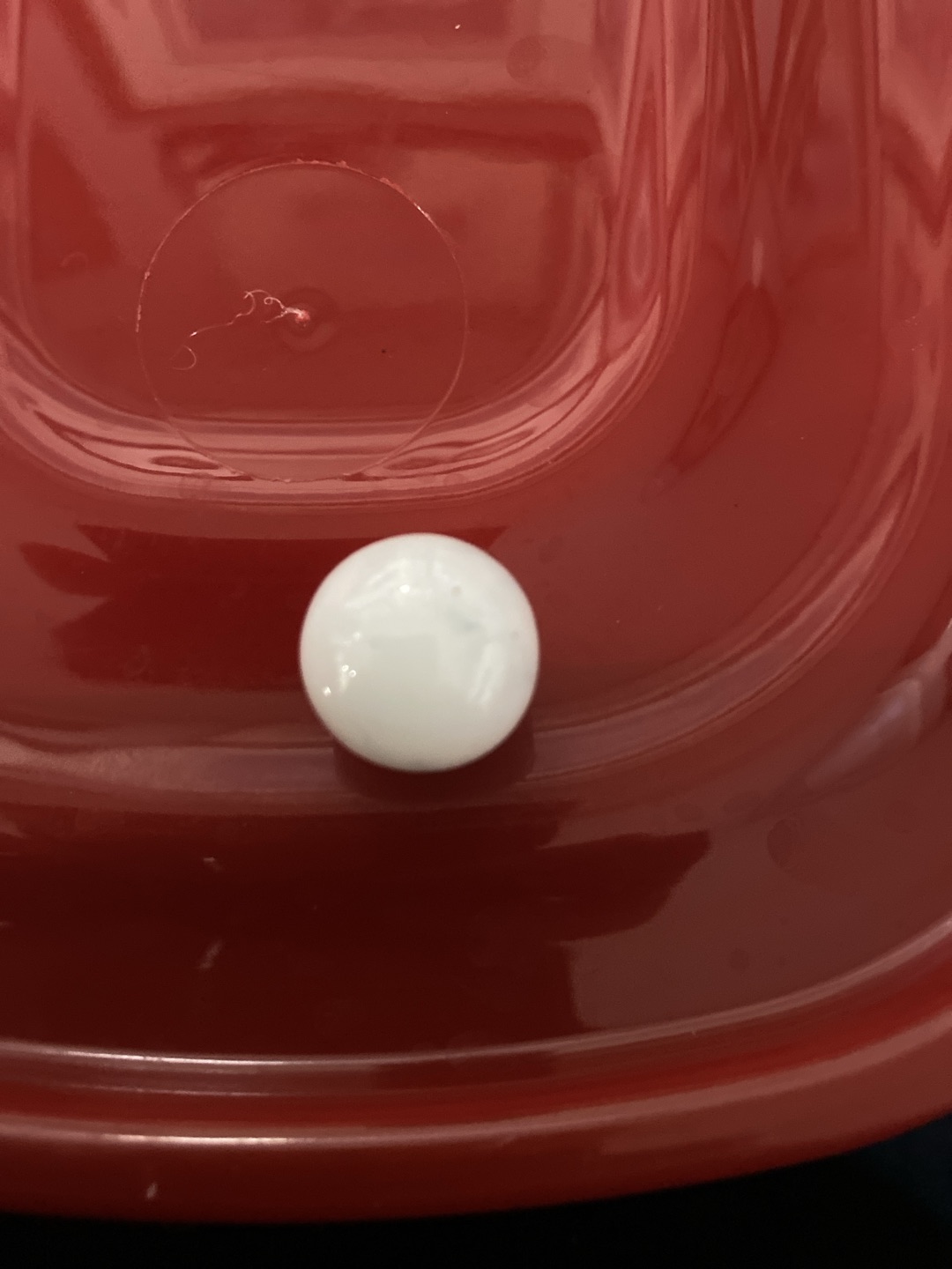 Milk White by Akro Agate, identification view