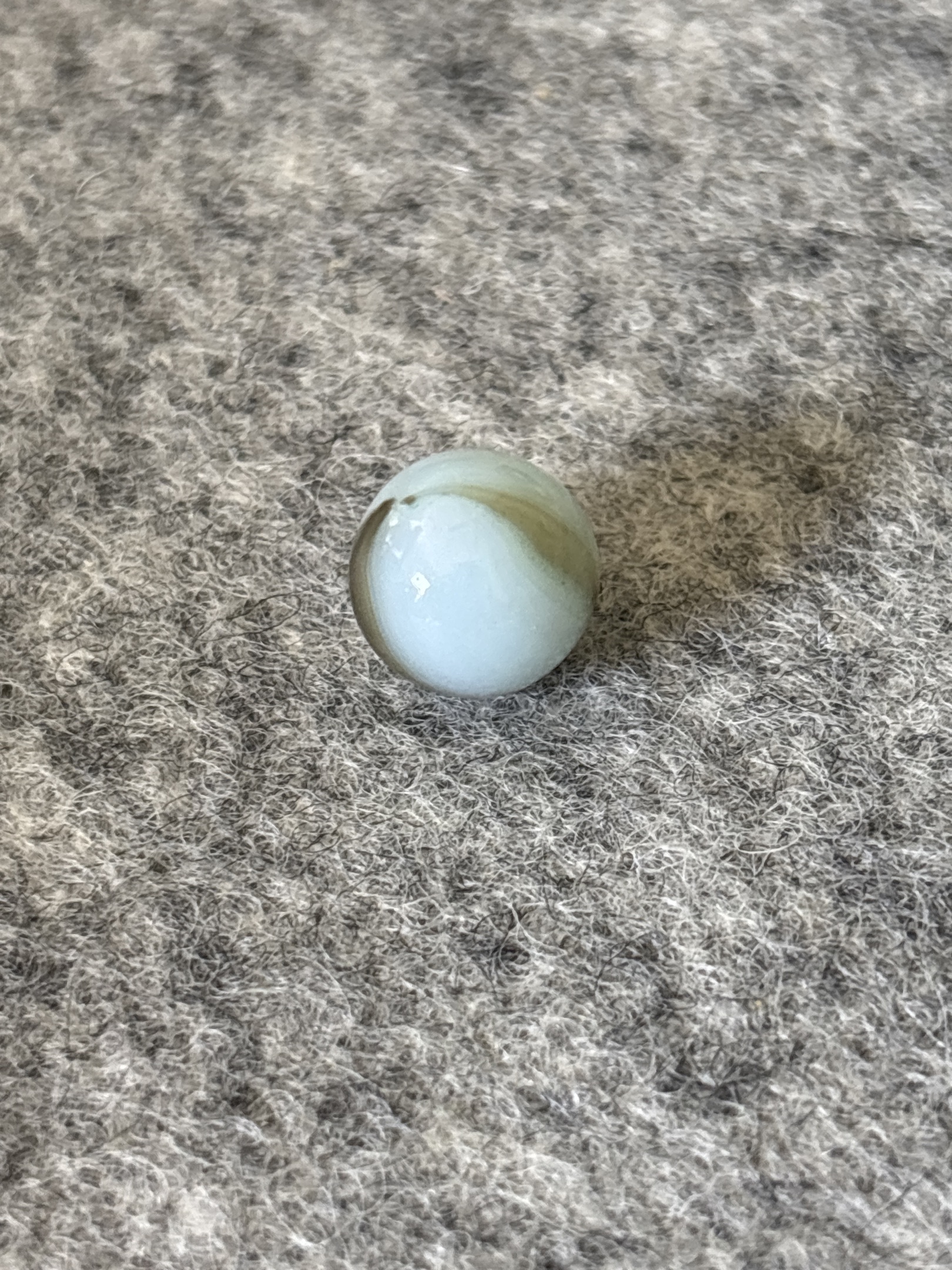 Alley Swirl (Tan and White) by Alley Agate