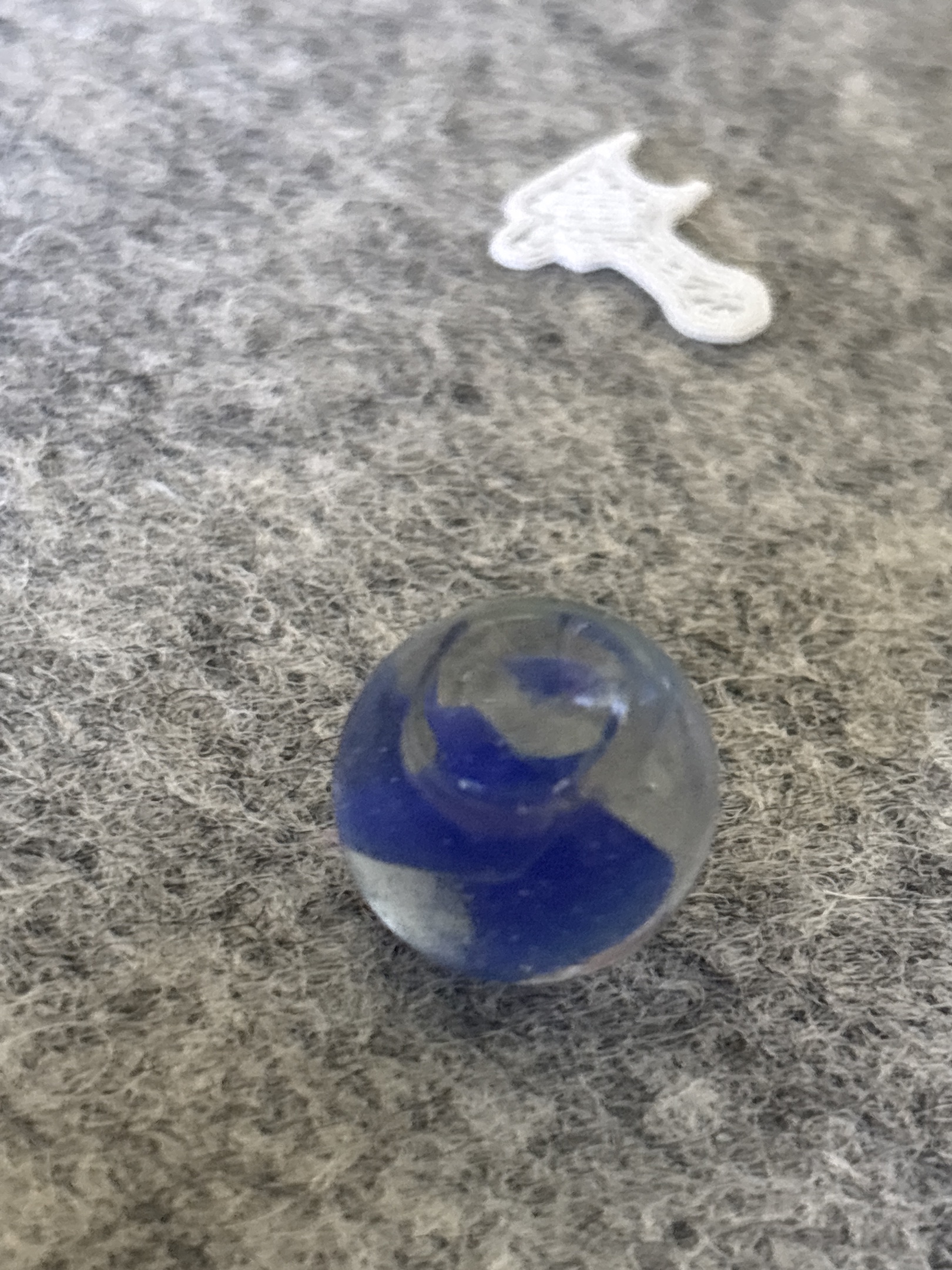 Single-Vane Blue Cat's Eye by Marble King