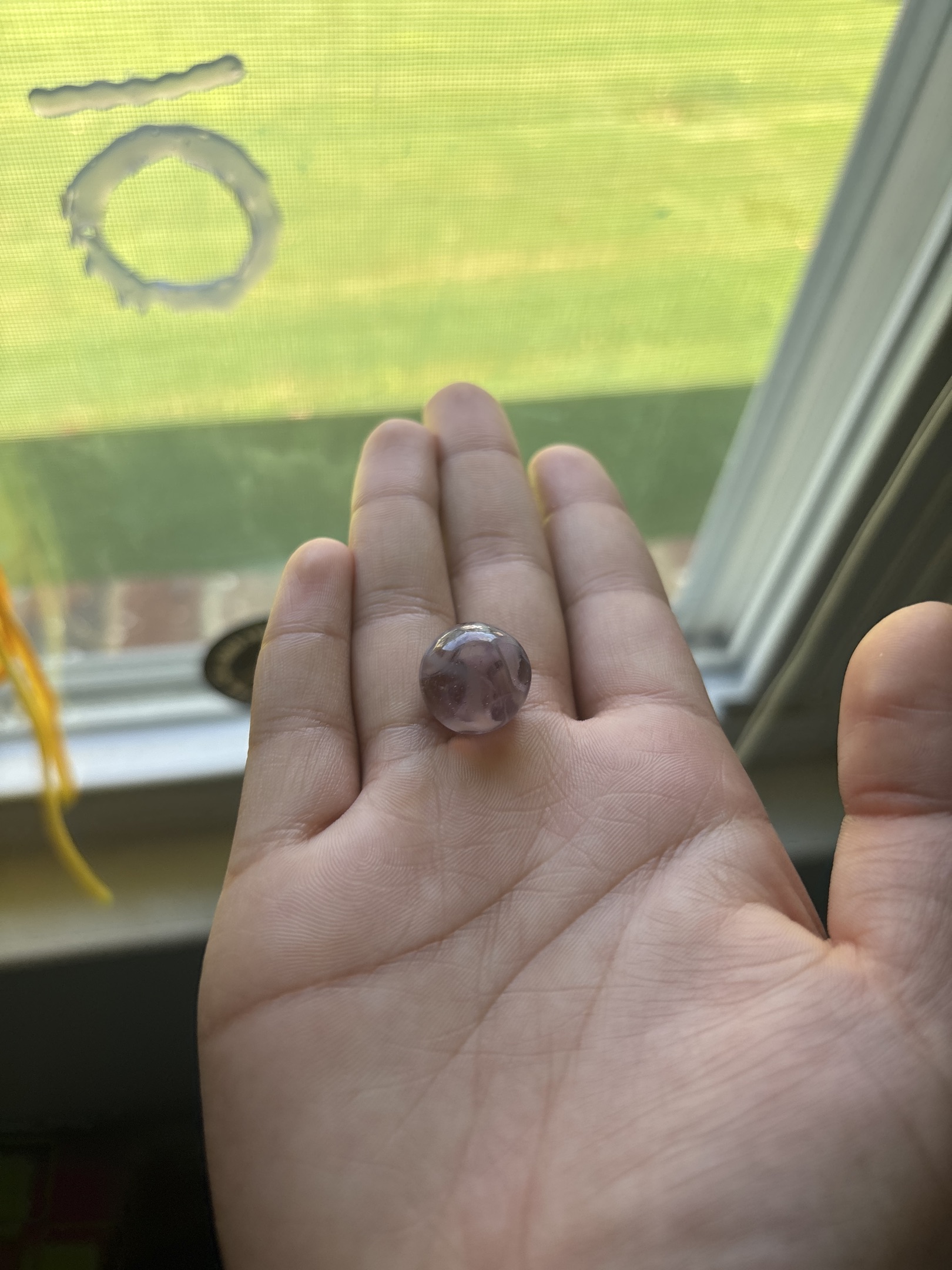 Purple Slag by Akro Agate Company