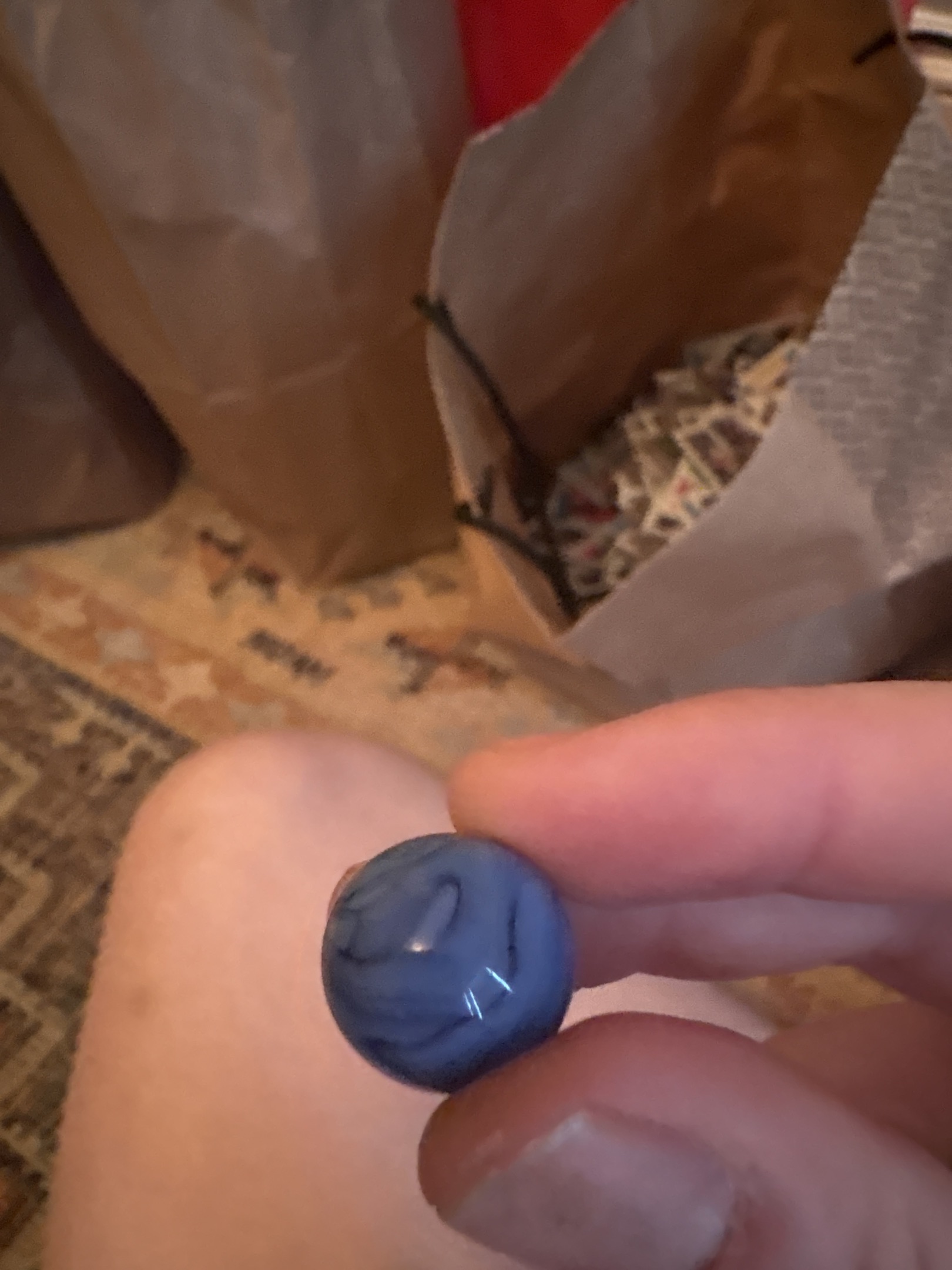 Blue Slag by Akro Agate Company