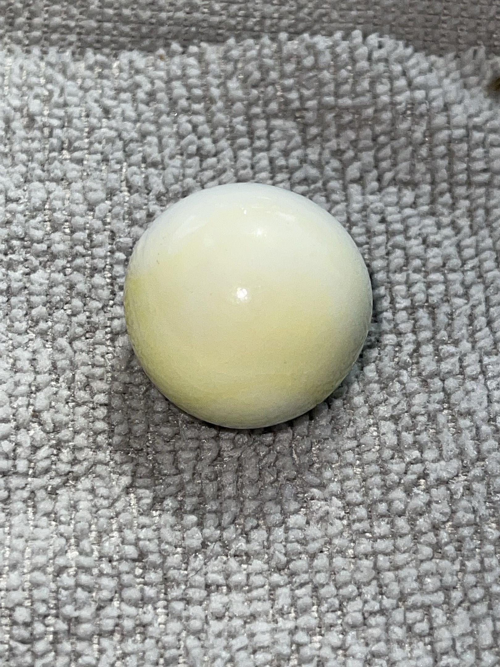 Red, Yellow, and White (Possible Oxblood) by Akro Agate Company