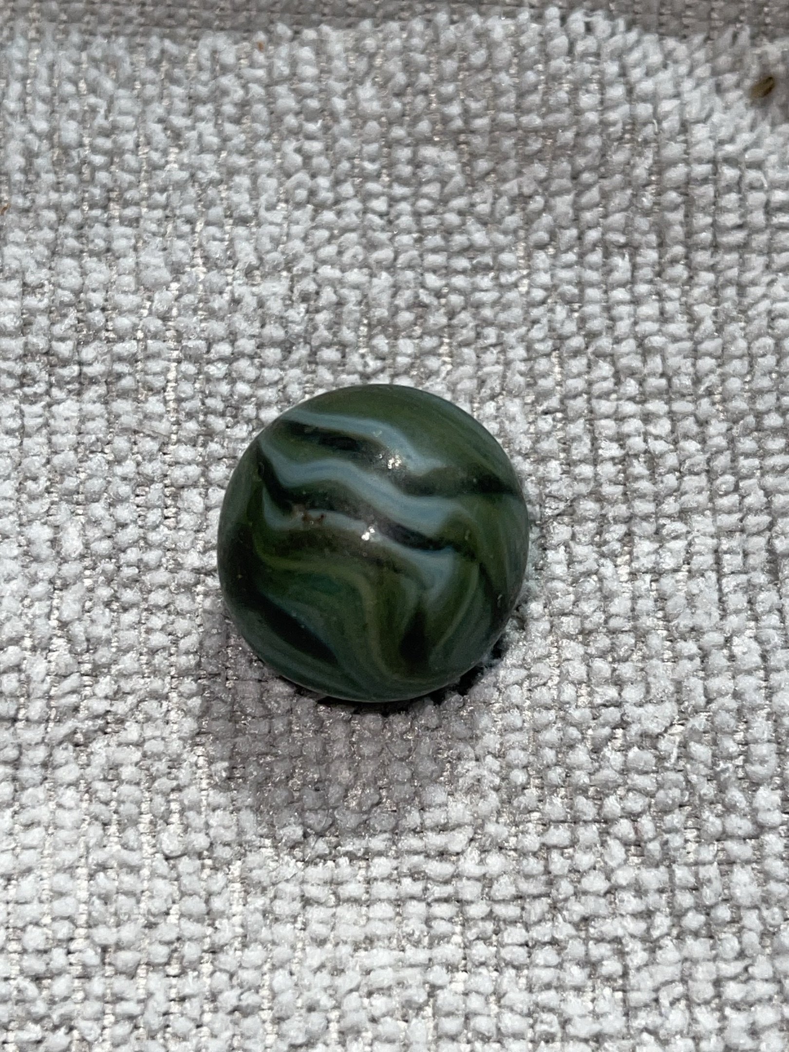 Green and Blue Swirl by Alley Agate Company