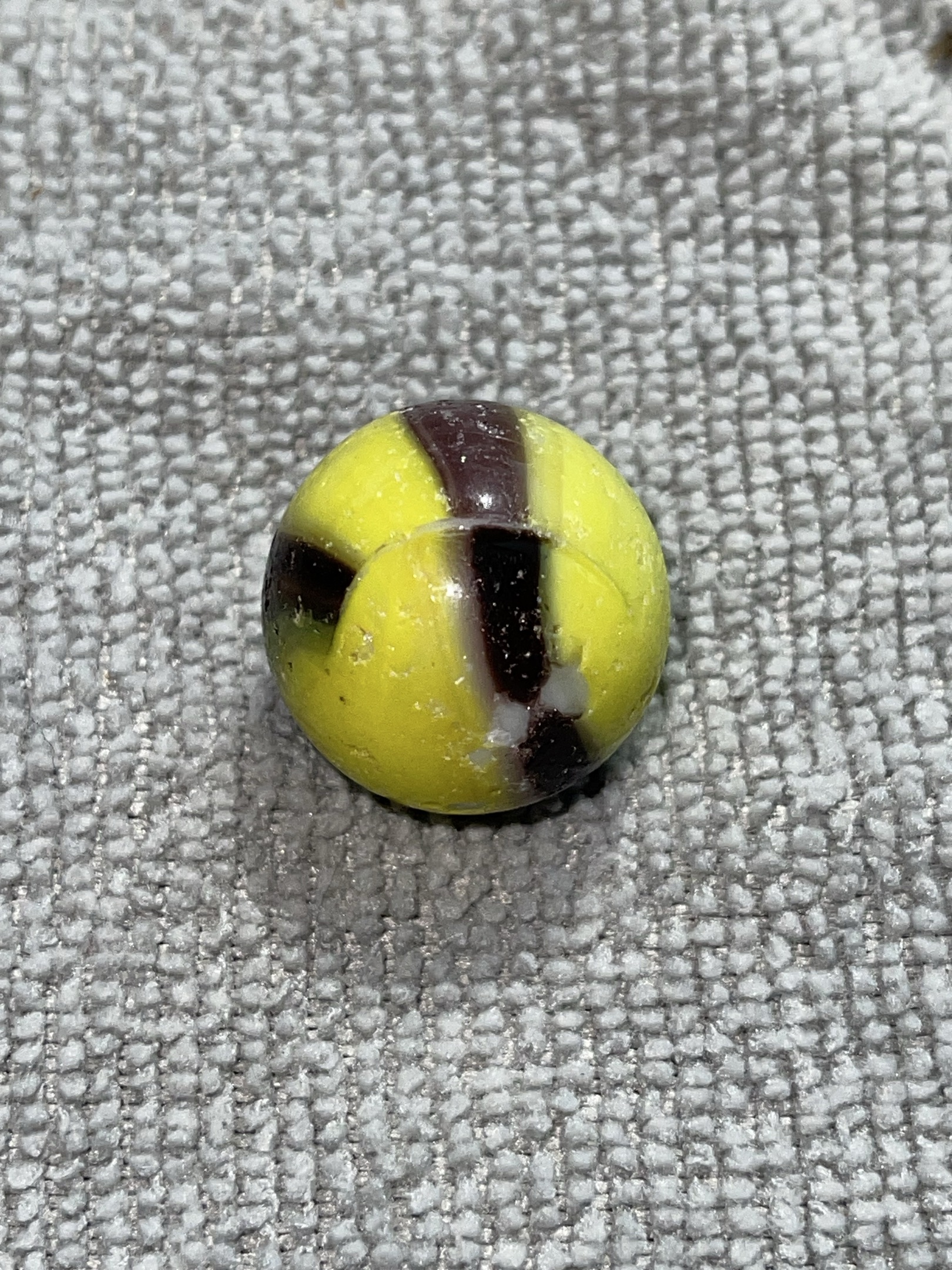 Purple and Yellow Patch by Akro Agate Company