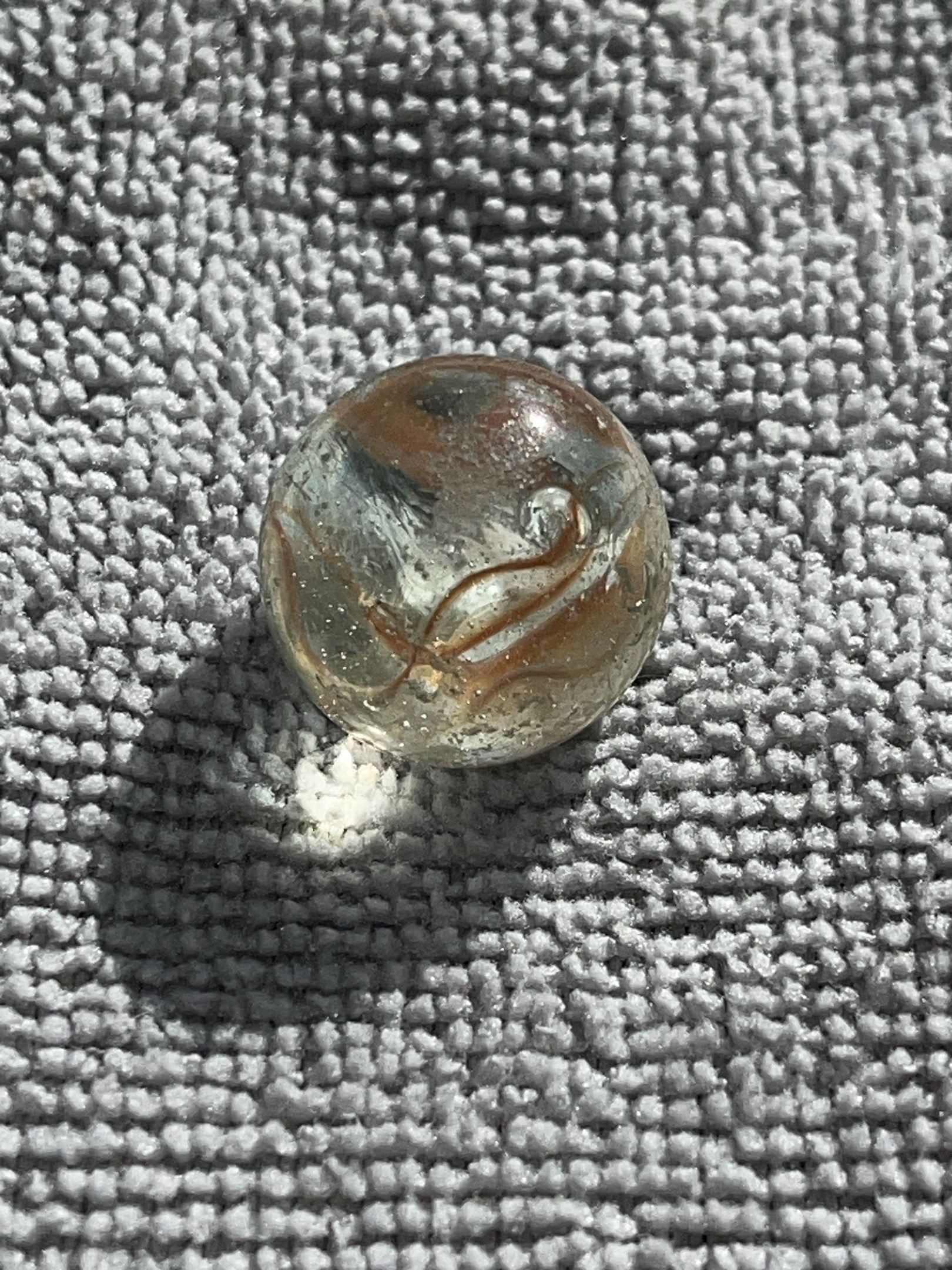 Amber Spiral by Akro Agate Company