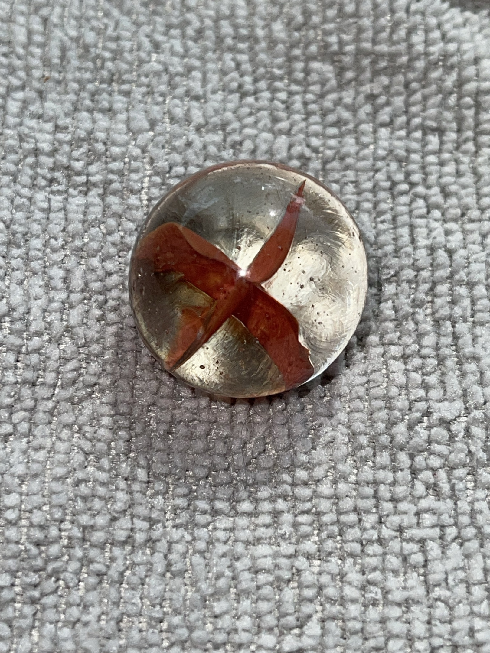 Red 4-Vane by Vitro Agate Company